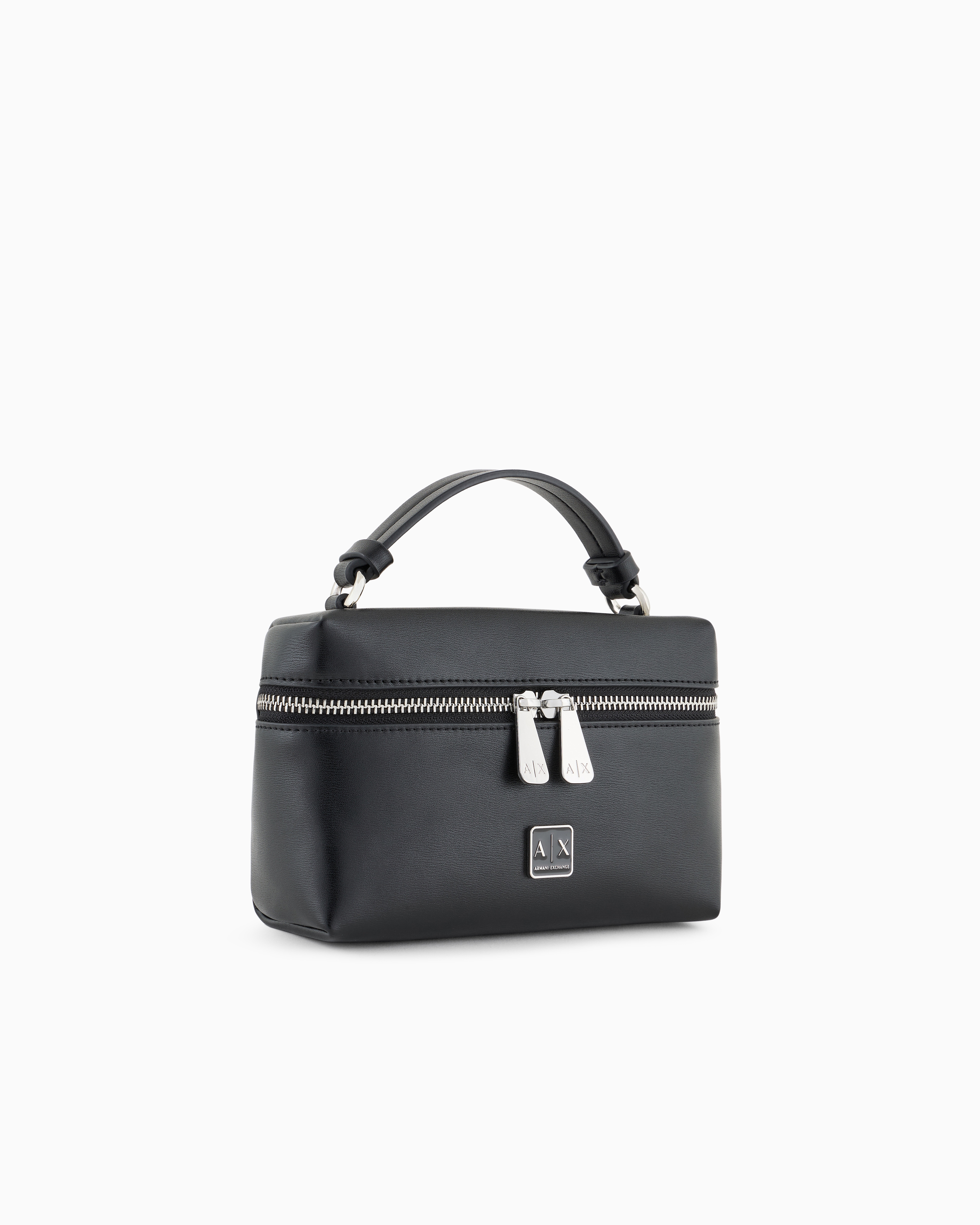 Armani Exchange - Small trunk bag, Woman, Black, Size: TU
