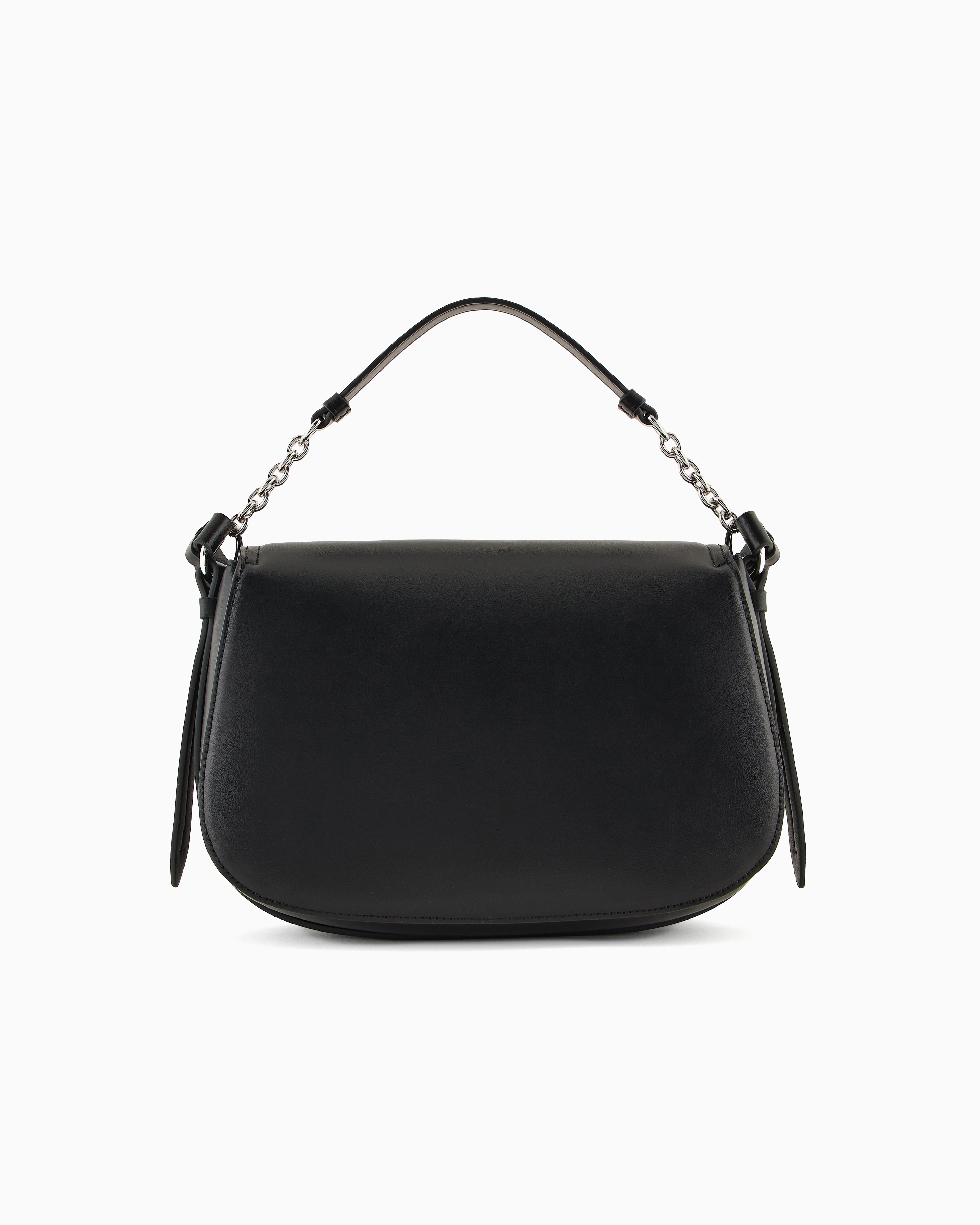 Rounded shoulder bag with monogram logo | Armani Exchange