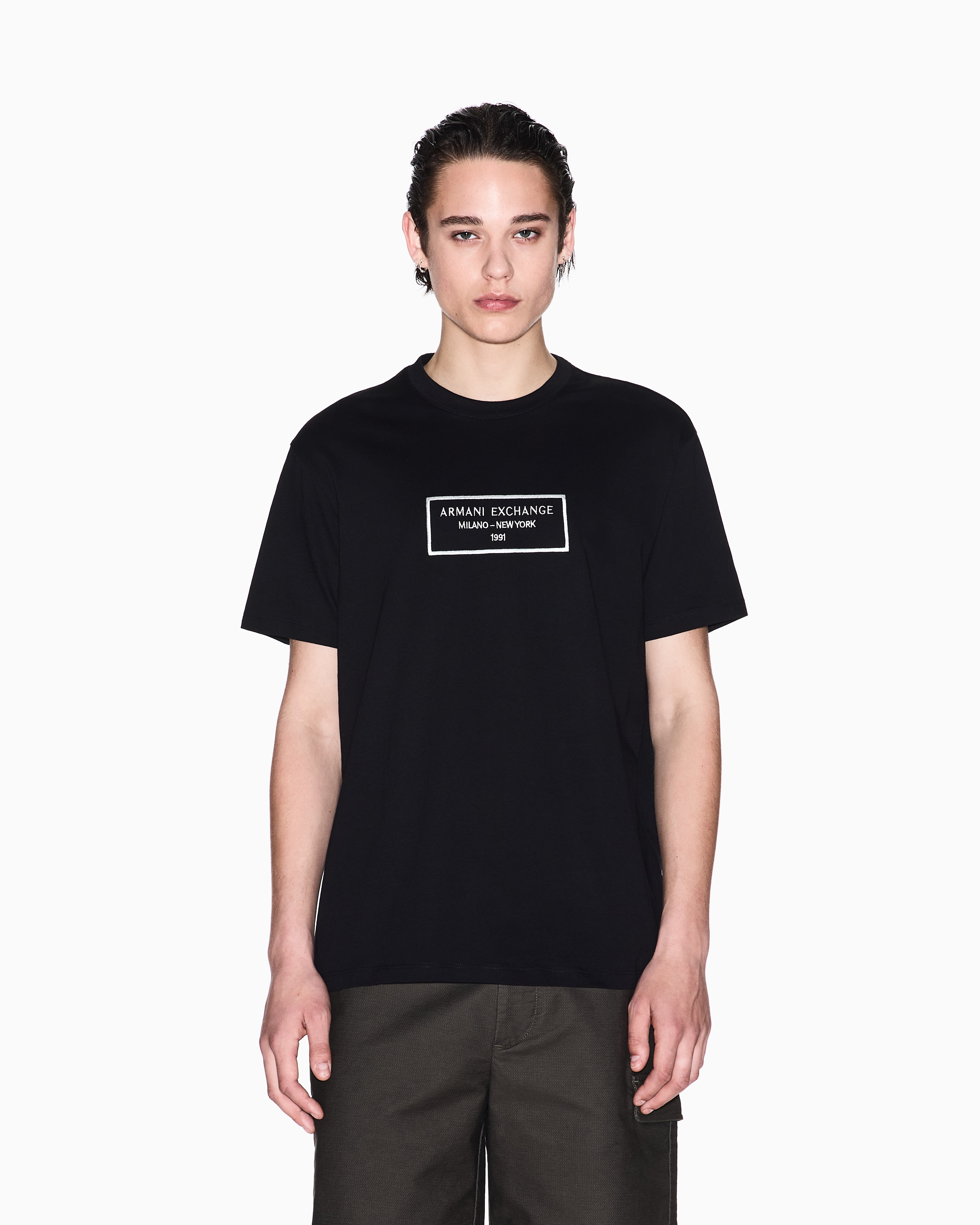 Regular fit Milan New York t-shirt | Armani Exchange