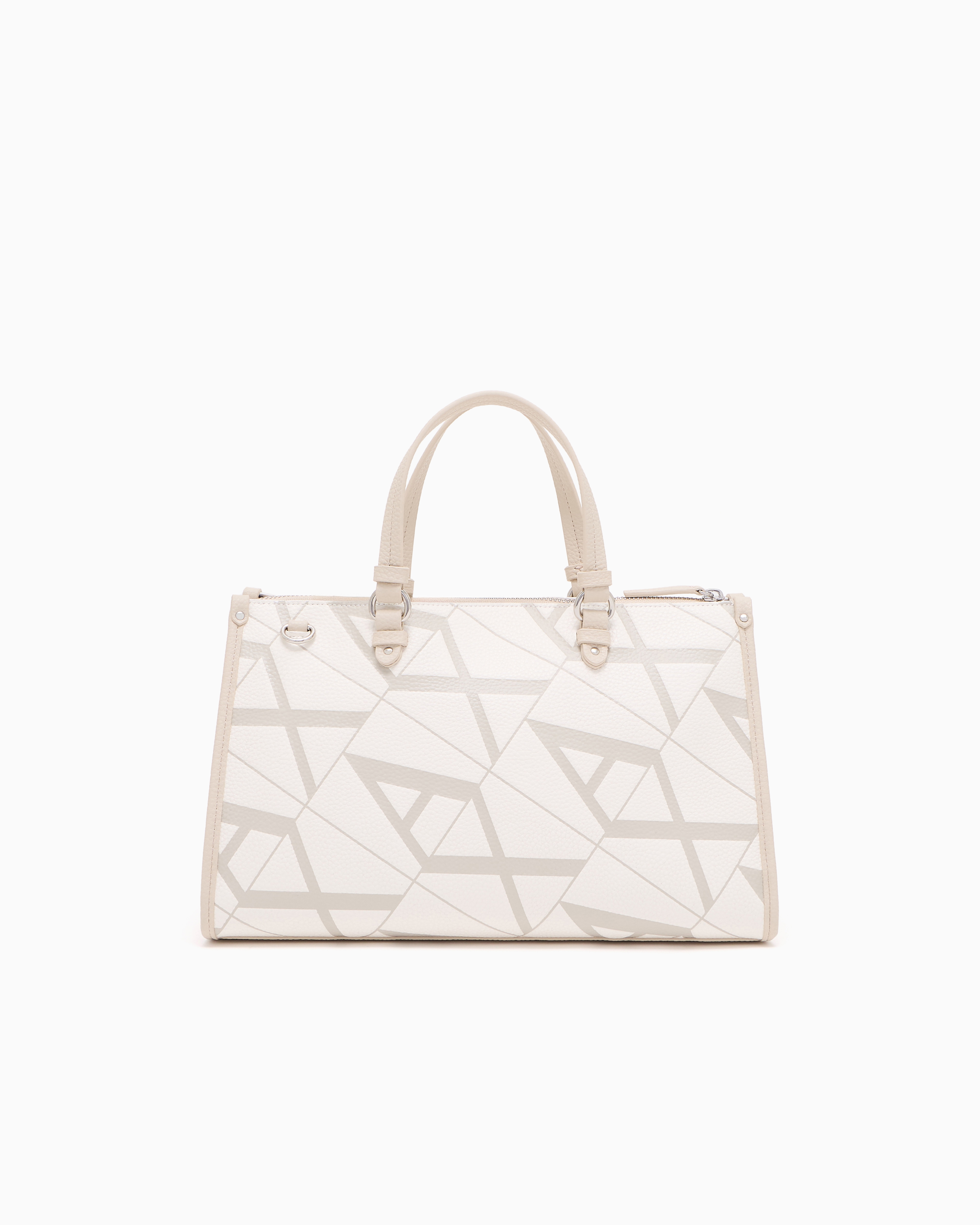 オールオーバーマキシロゴ ミディアムハンドバッグ | Armani