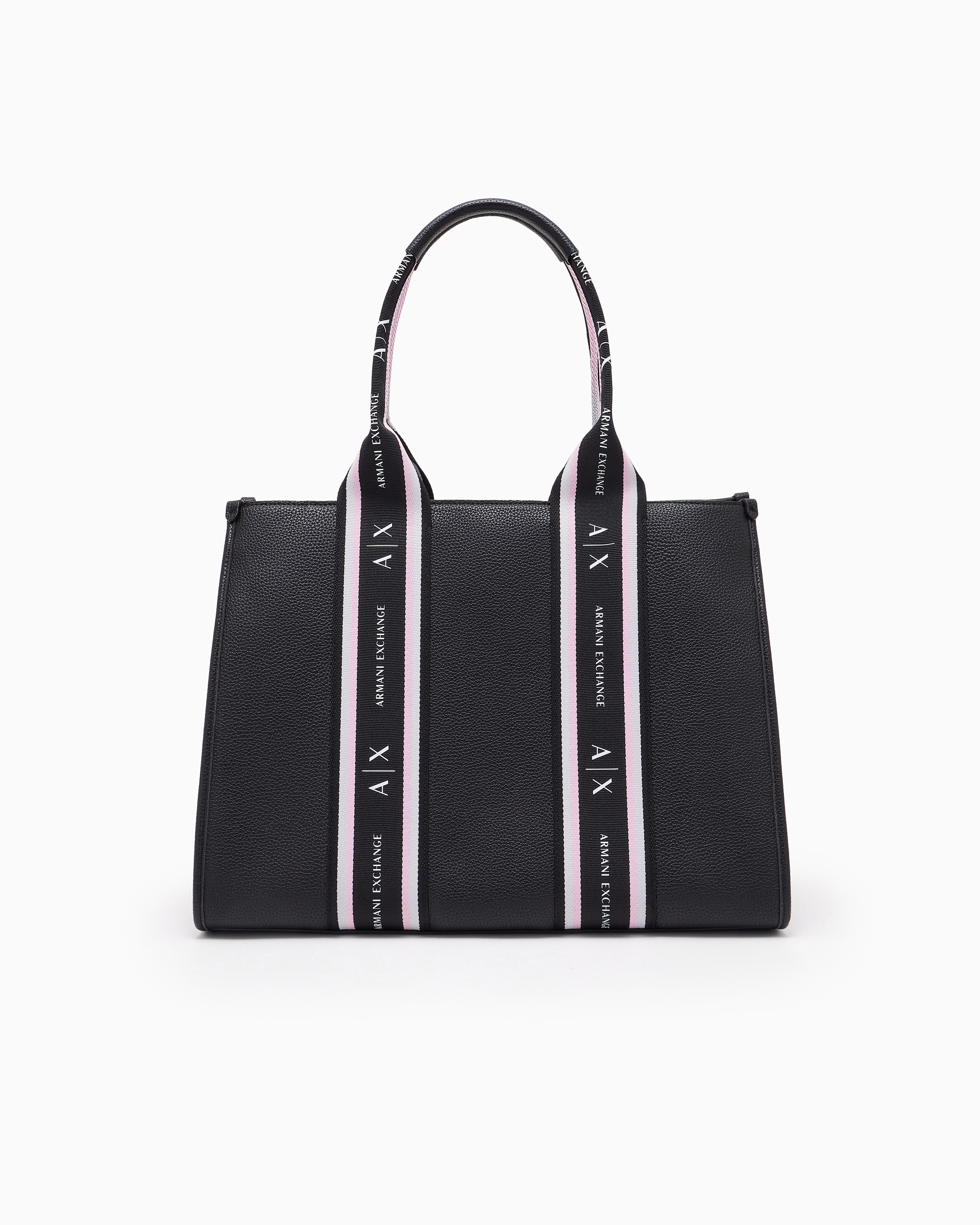 Shopper bag with contrasting bands | Armani Exchange