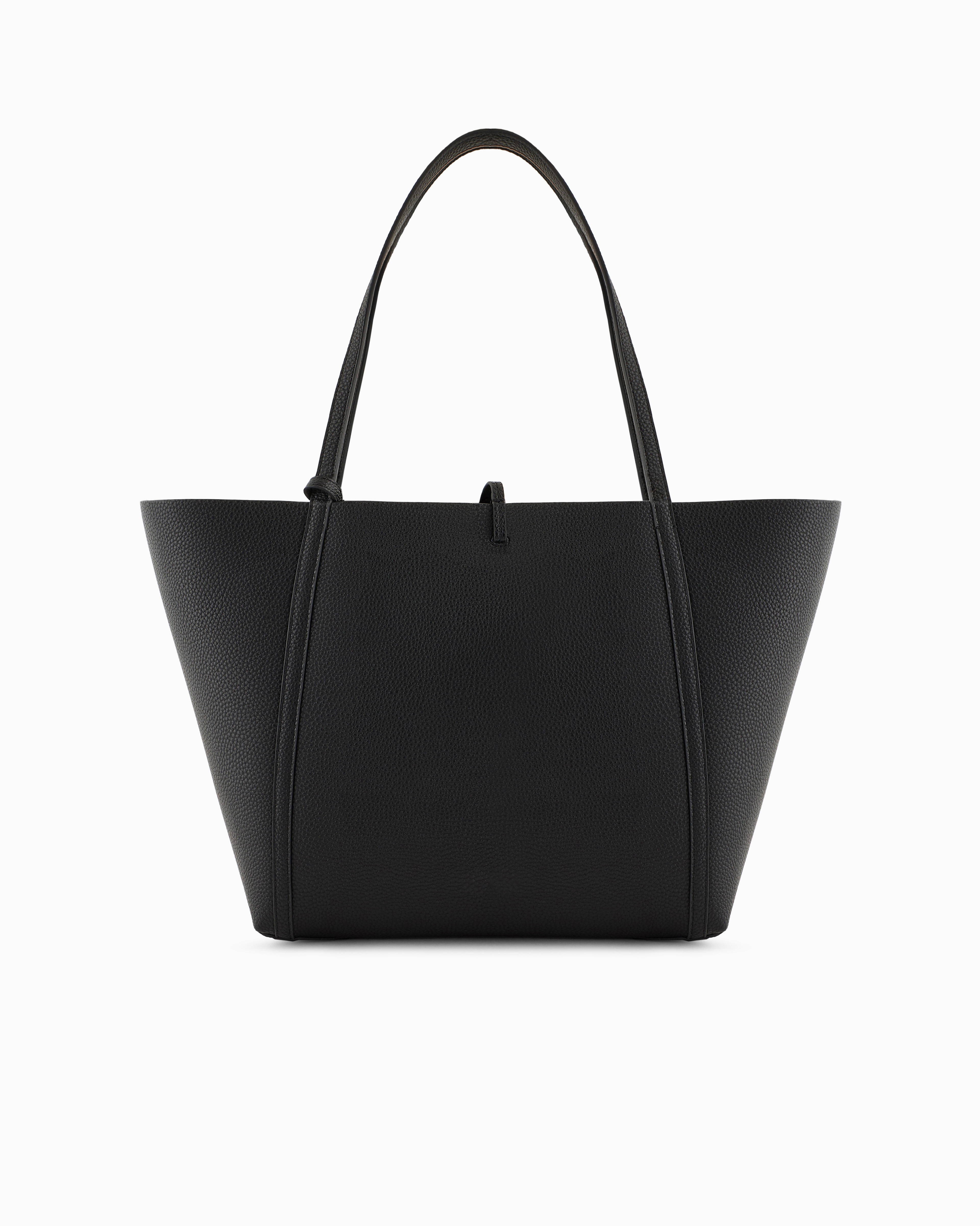 シグネチャーロゴ ポーチ付きリバーシブルトートバック | Armani