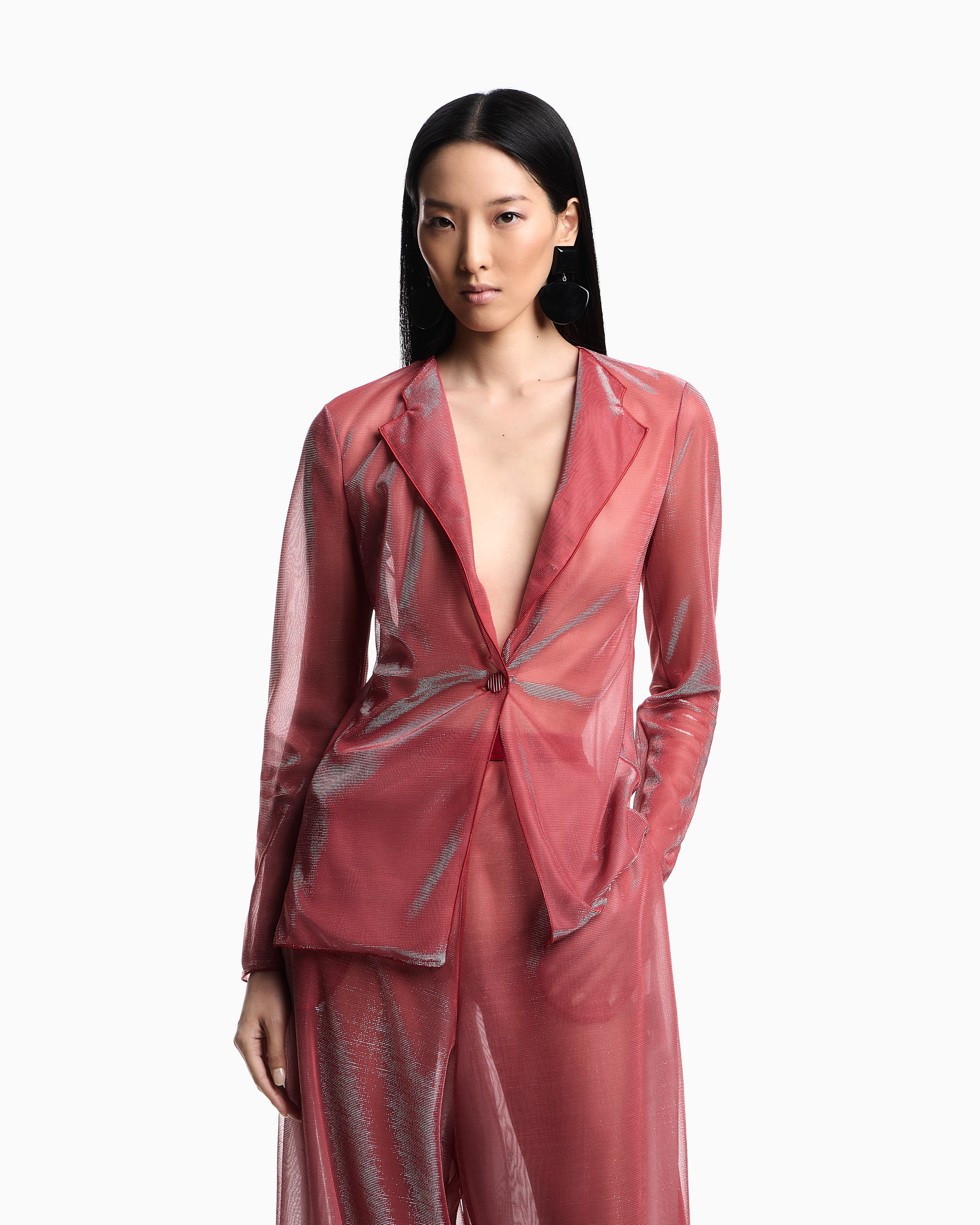 なちなち 未使用品❗️ EMPORIO ARMANI エンボスデジャケット EMPORIO ARMANI (エンポリオアルマーニ) フロッキーロゴ デニム