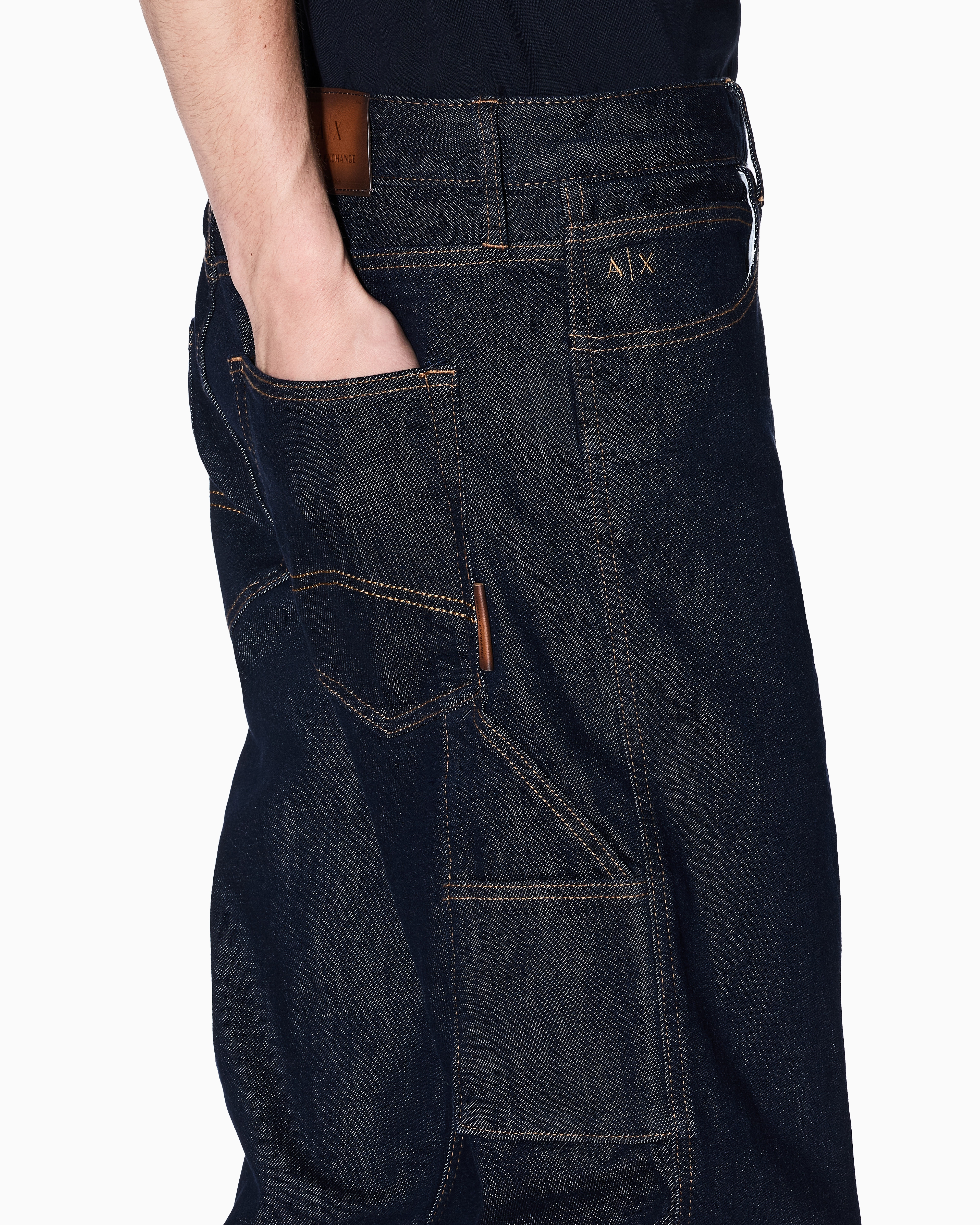J87 regular fit jeans with side details