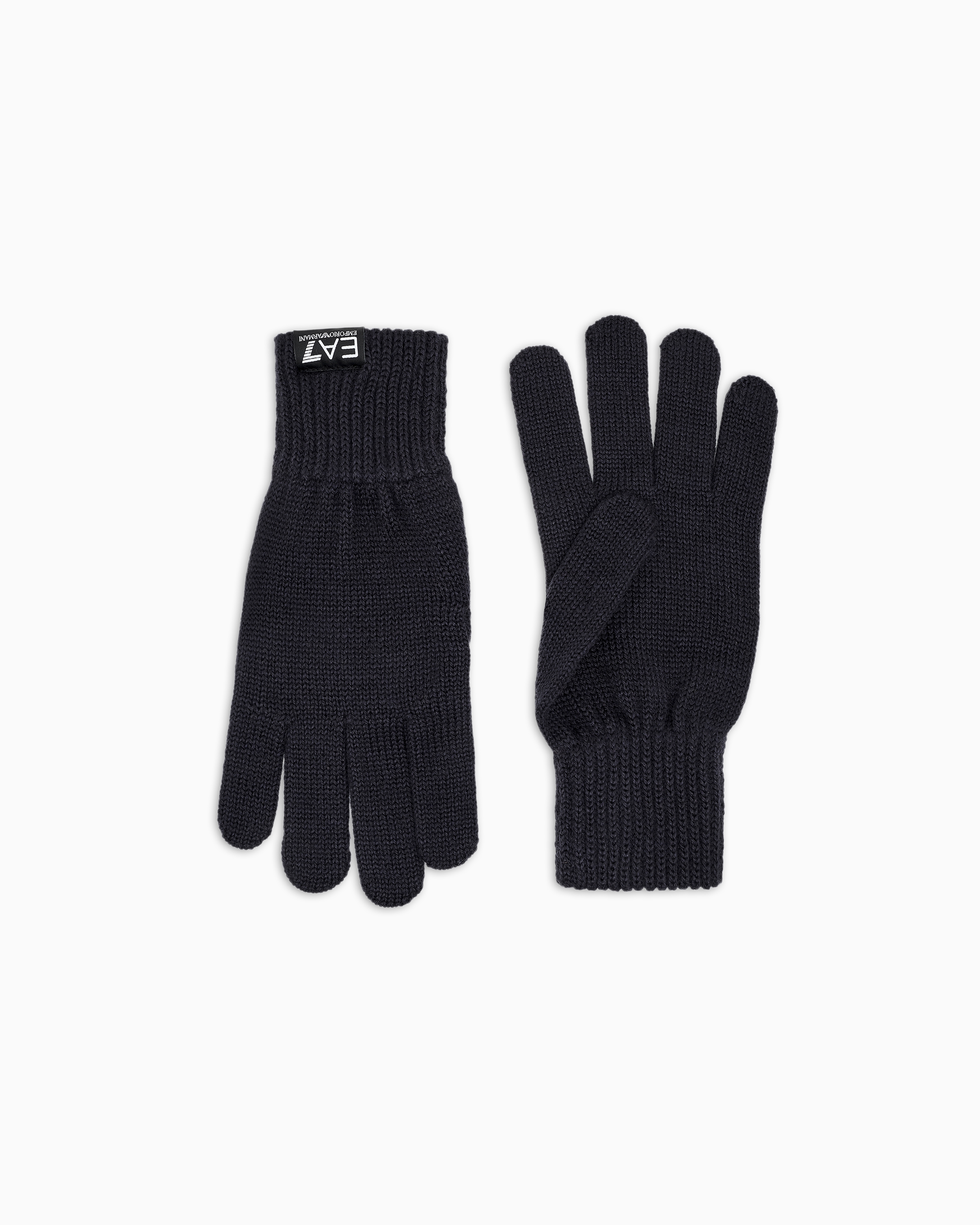 Ea7 Wool-blend Gloves