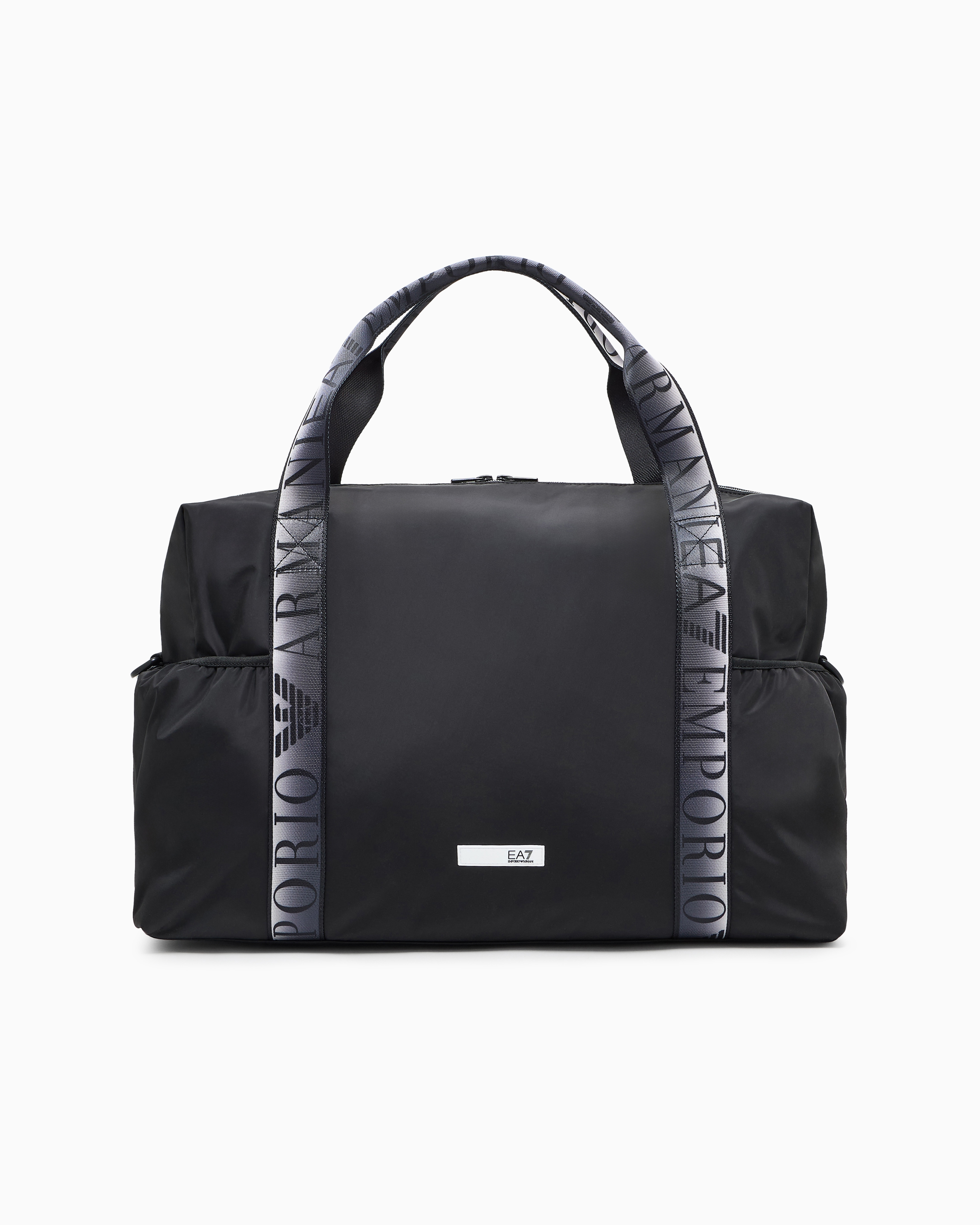 Ea7 Technical-fabric Duffel Bag In Black