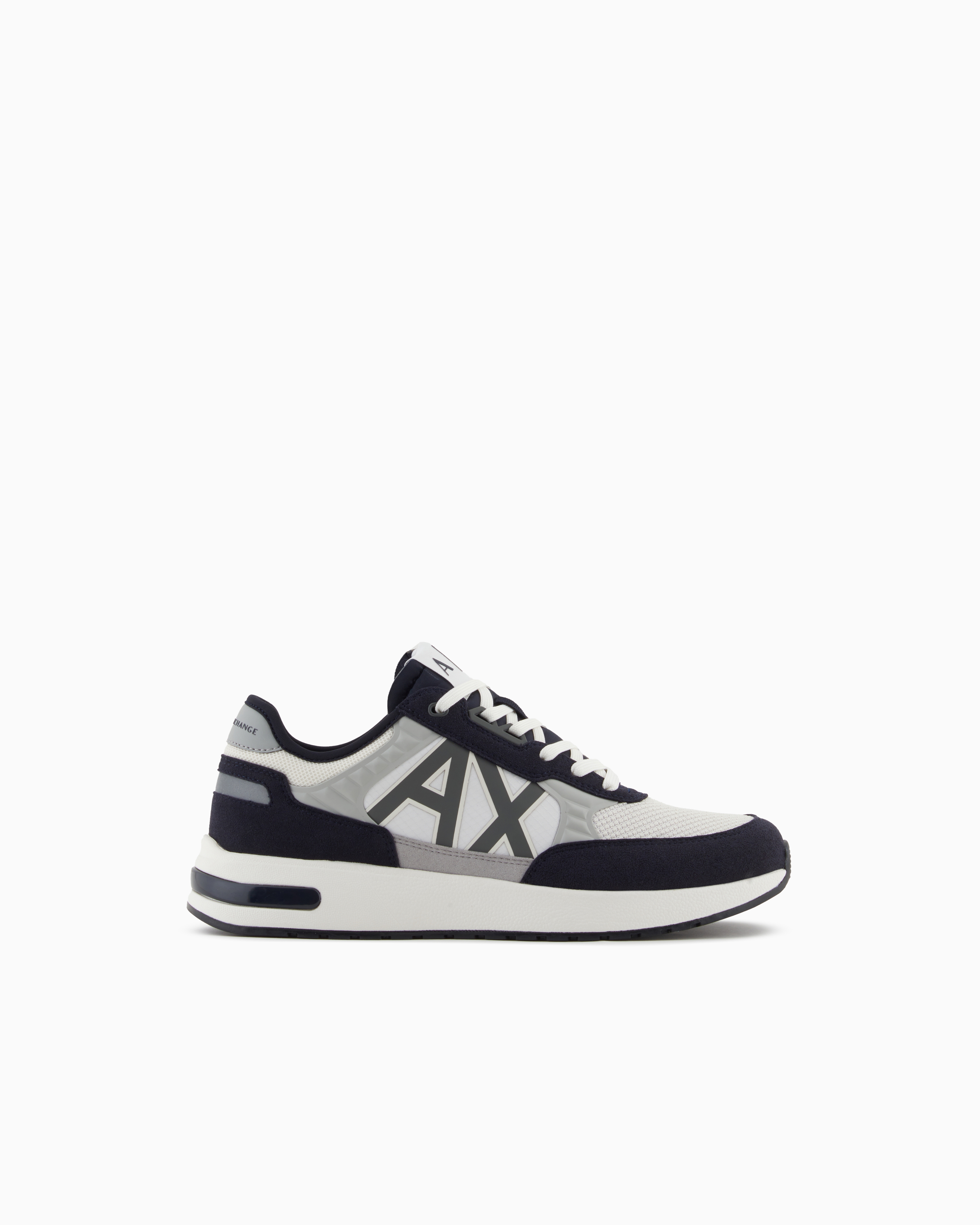 Sneakers with high sole and logo | Armani Exchange