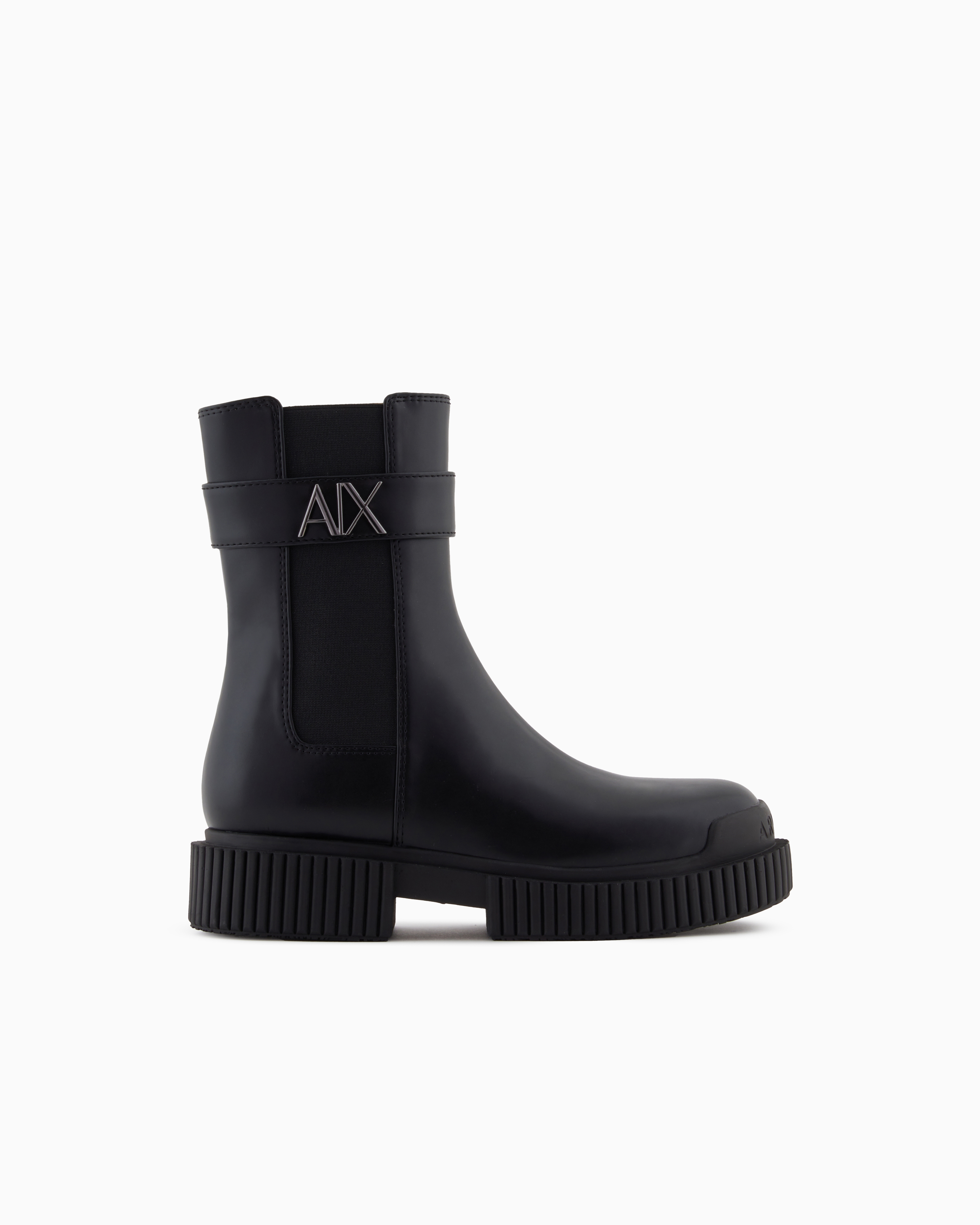 Armani Exchange - Booties, Woman, Black, Size: