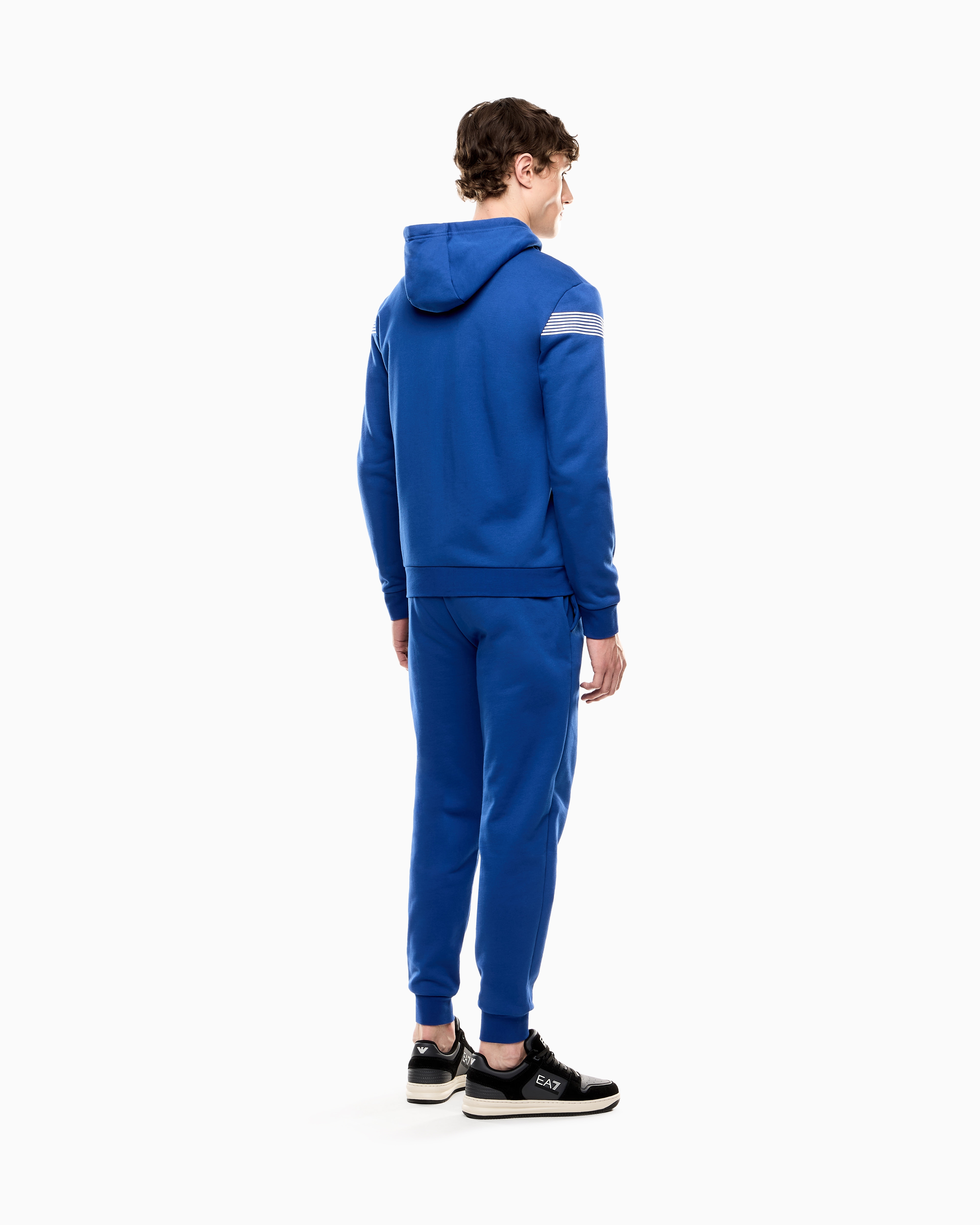 ASV 7 Lines cotton-blend jersey tracksuit | EA7