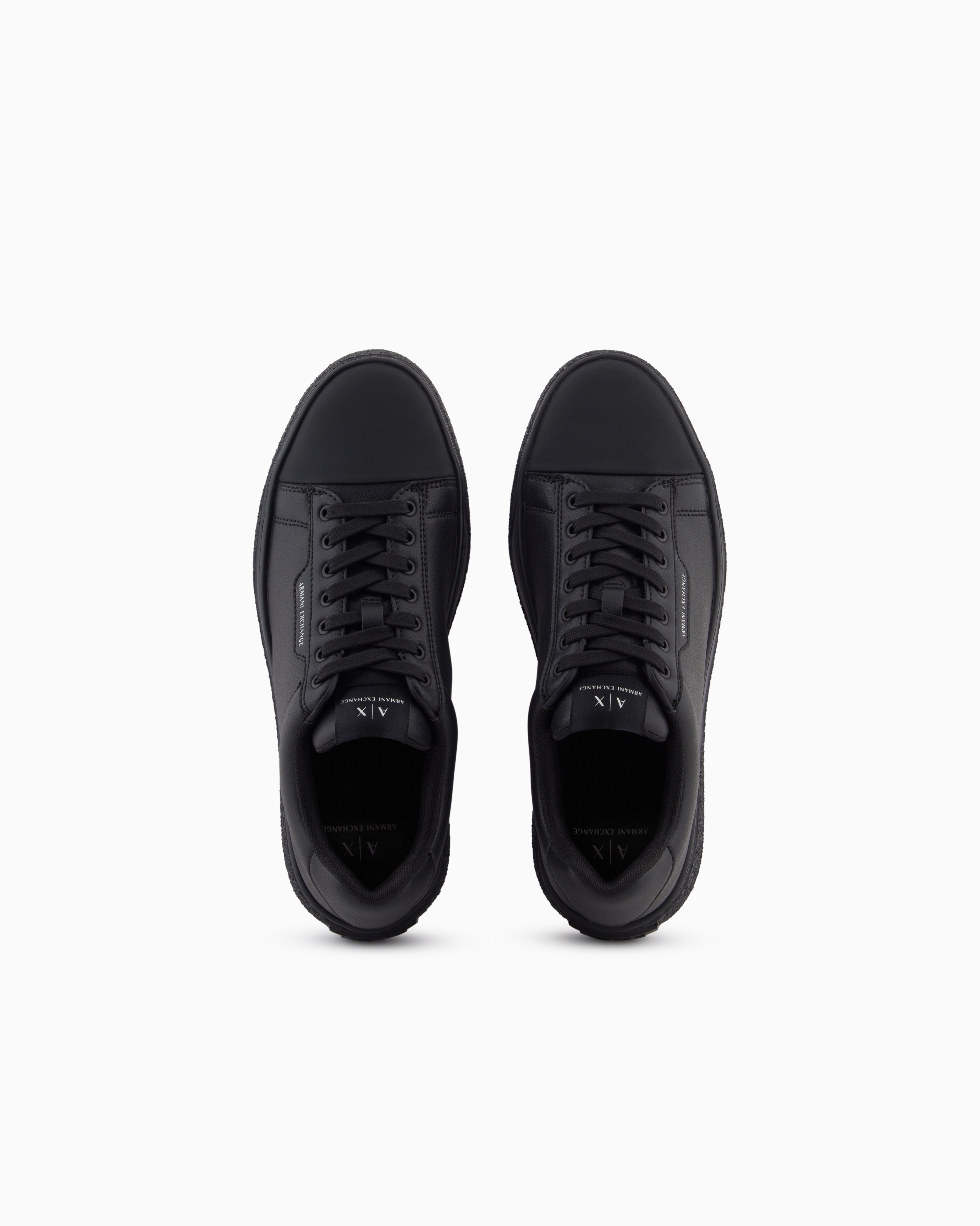 Armani Exchange - Sneakers with high sole, Man, Black, Size: