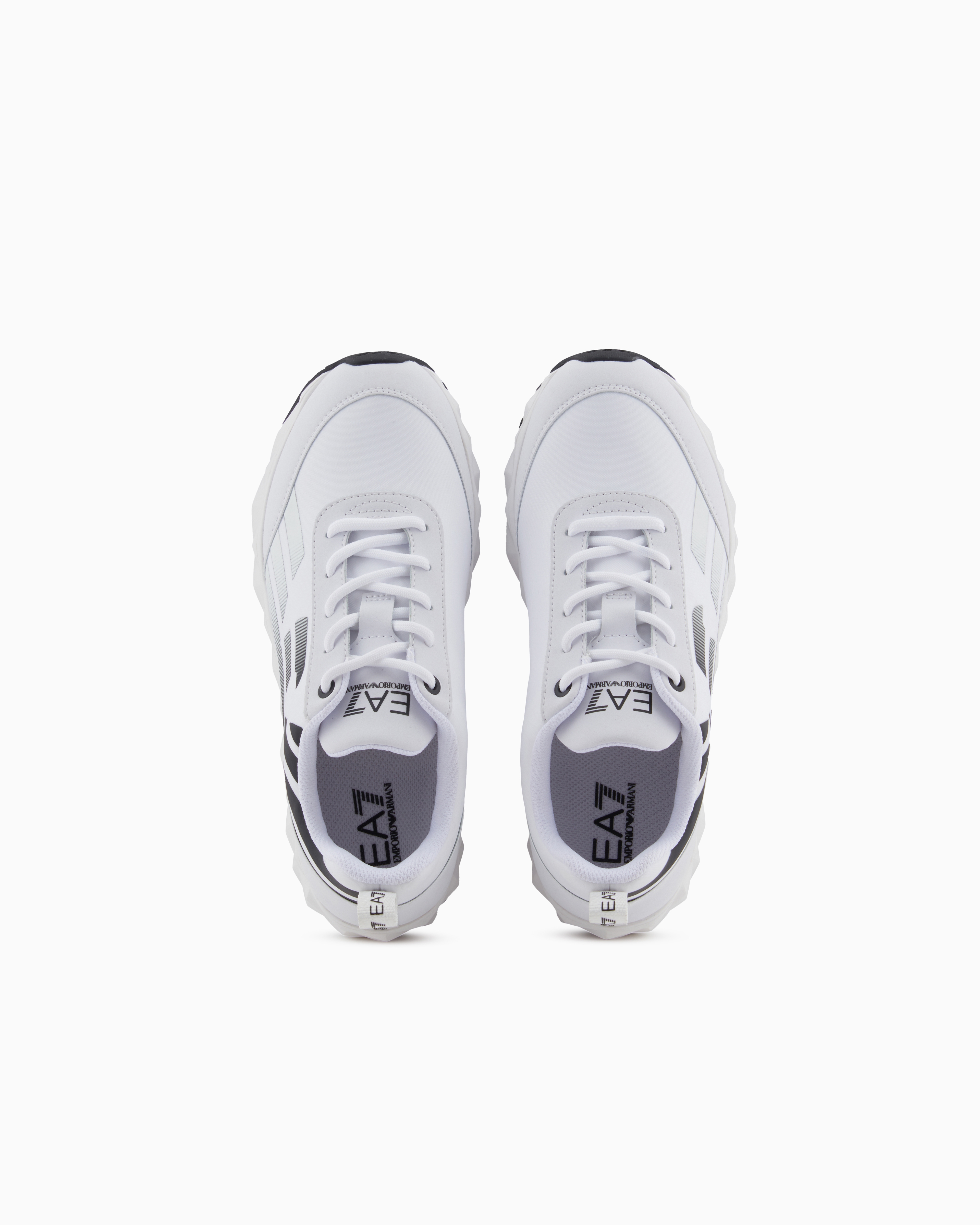 Ea7 Ultimate C2 Kombat Gradient Sneakers In White