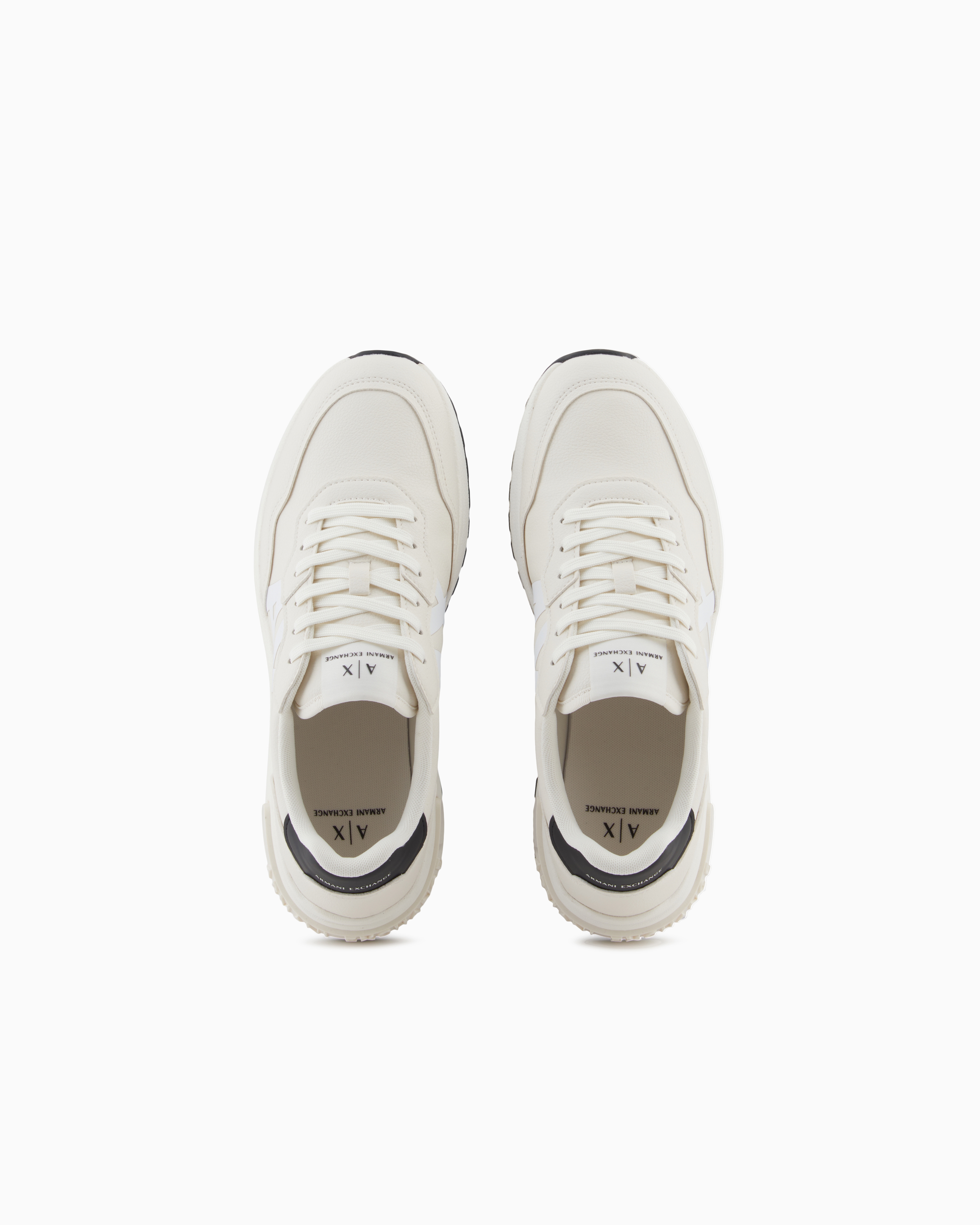 Armani Exchange Sneakers In White