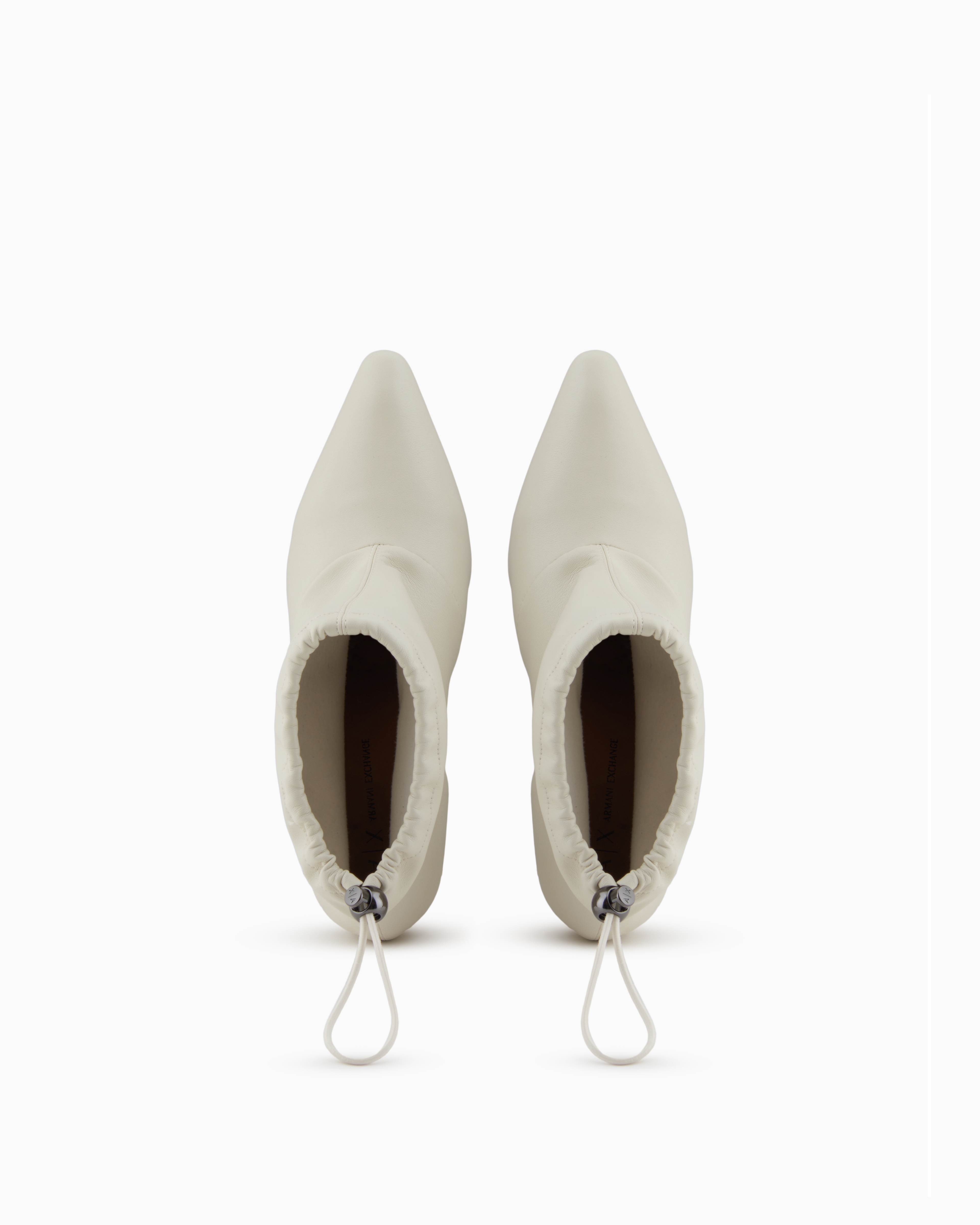 Armani Exchange Booties In White