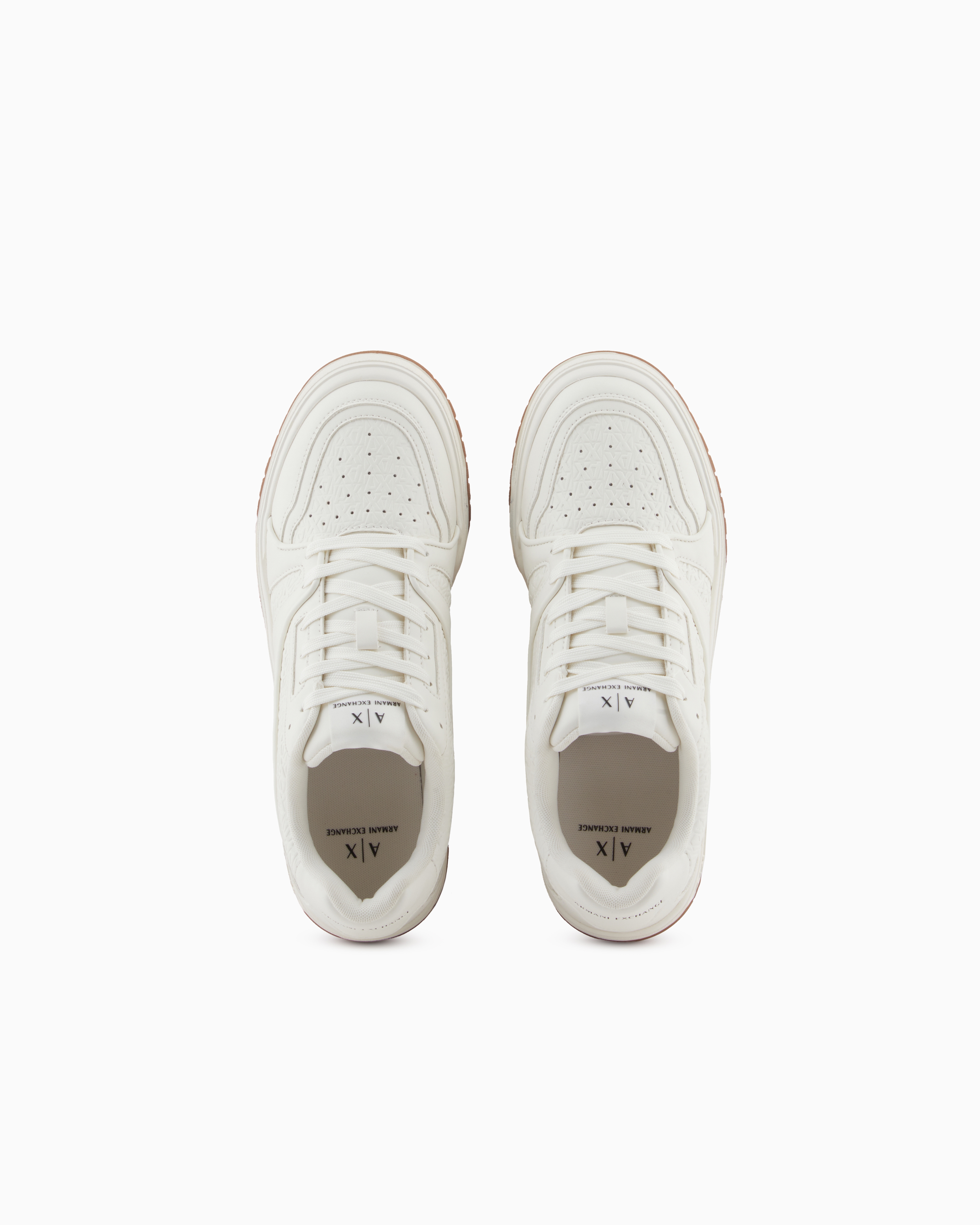 Armani Exchange Sneakers In White
