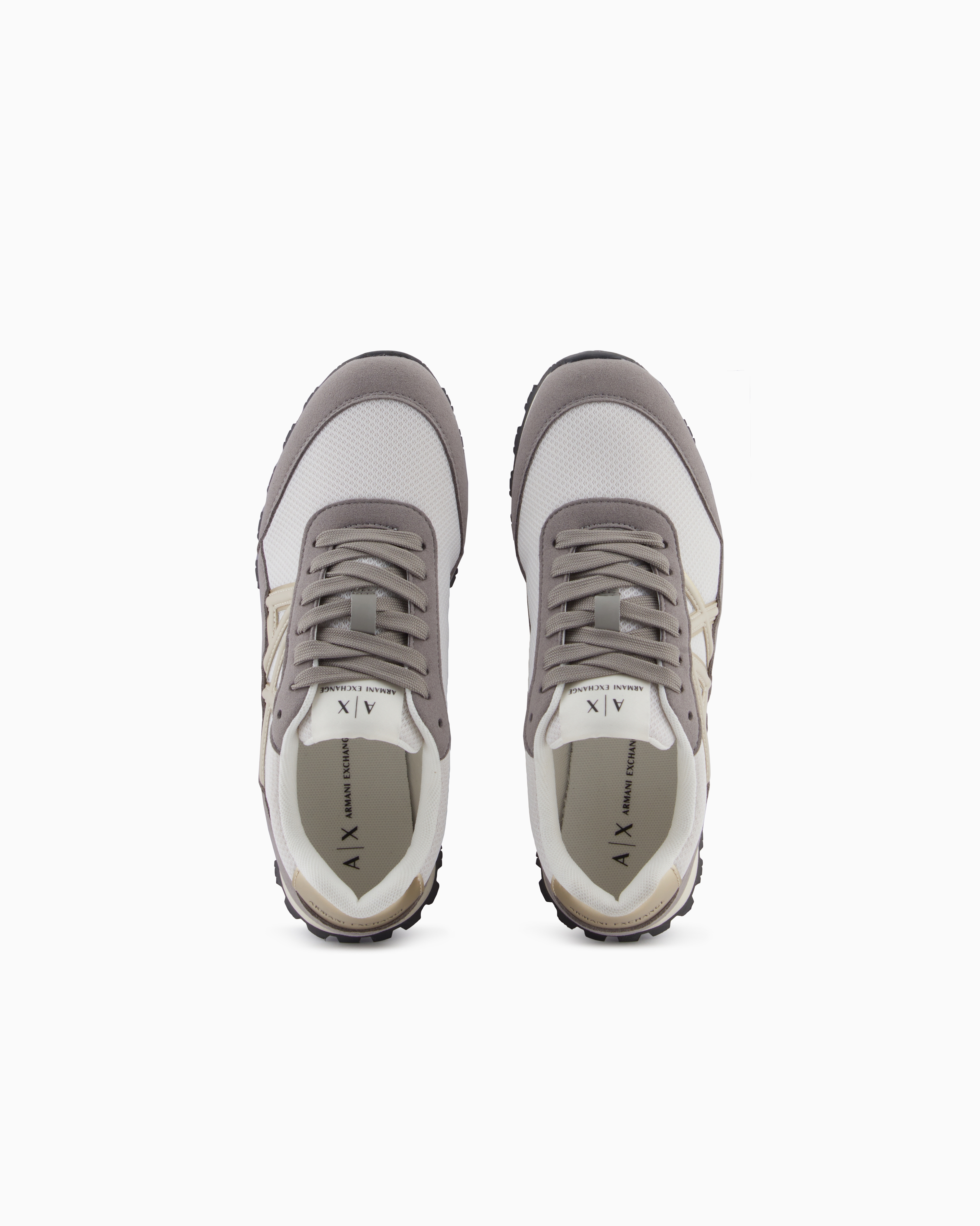 Armani Exchange - Sneakers, Woman, Brown, Size: