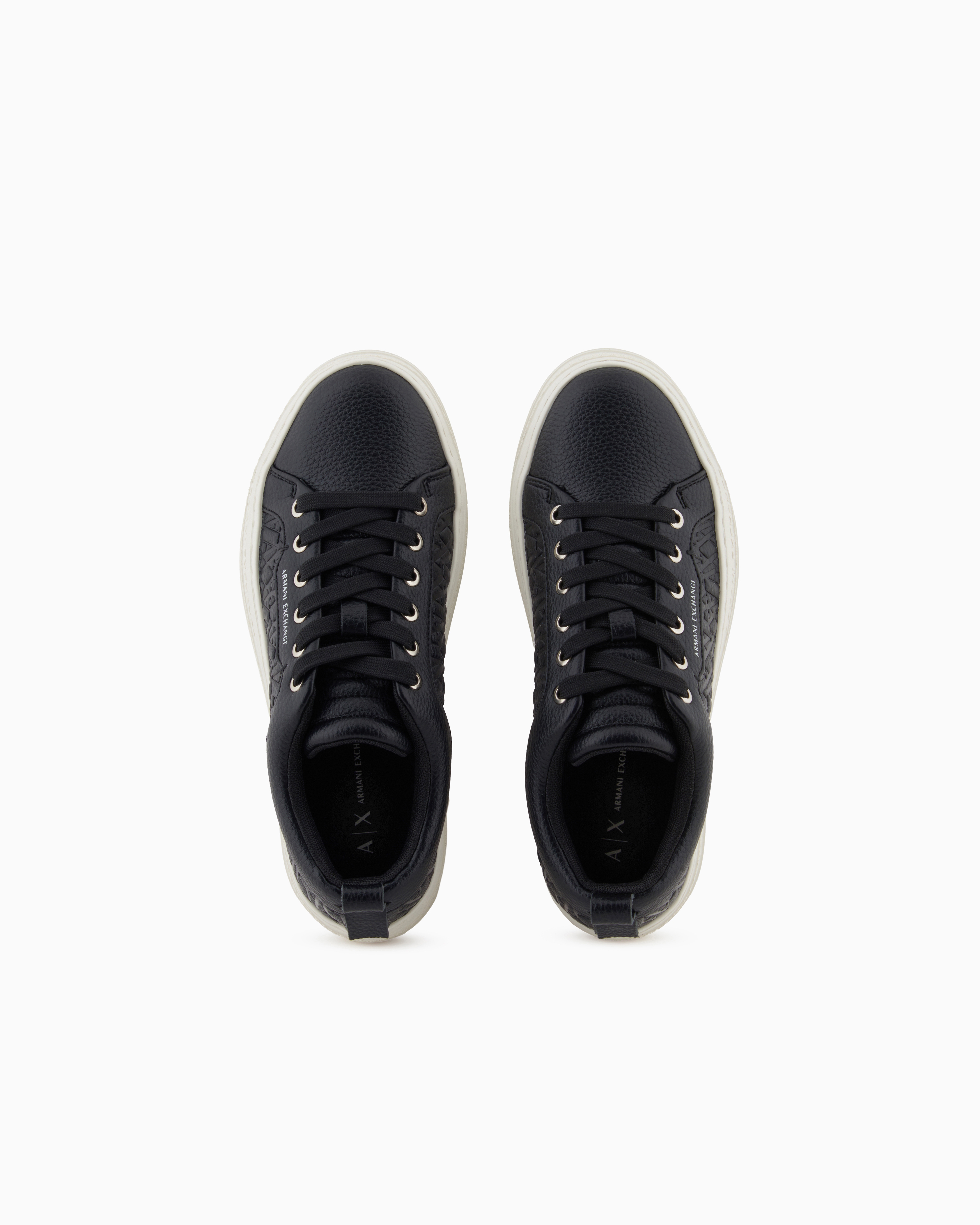 ALL OVER EMBOSSED LOGO SNEAKERS
