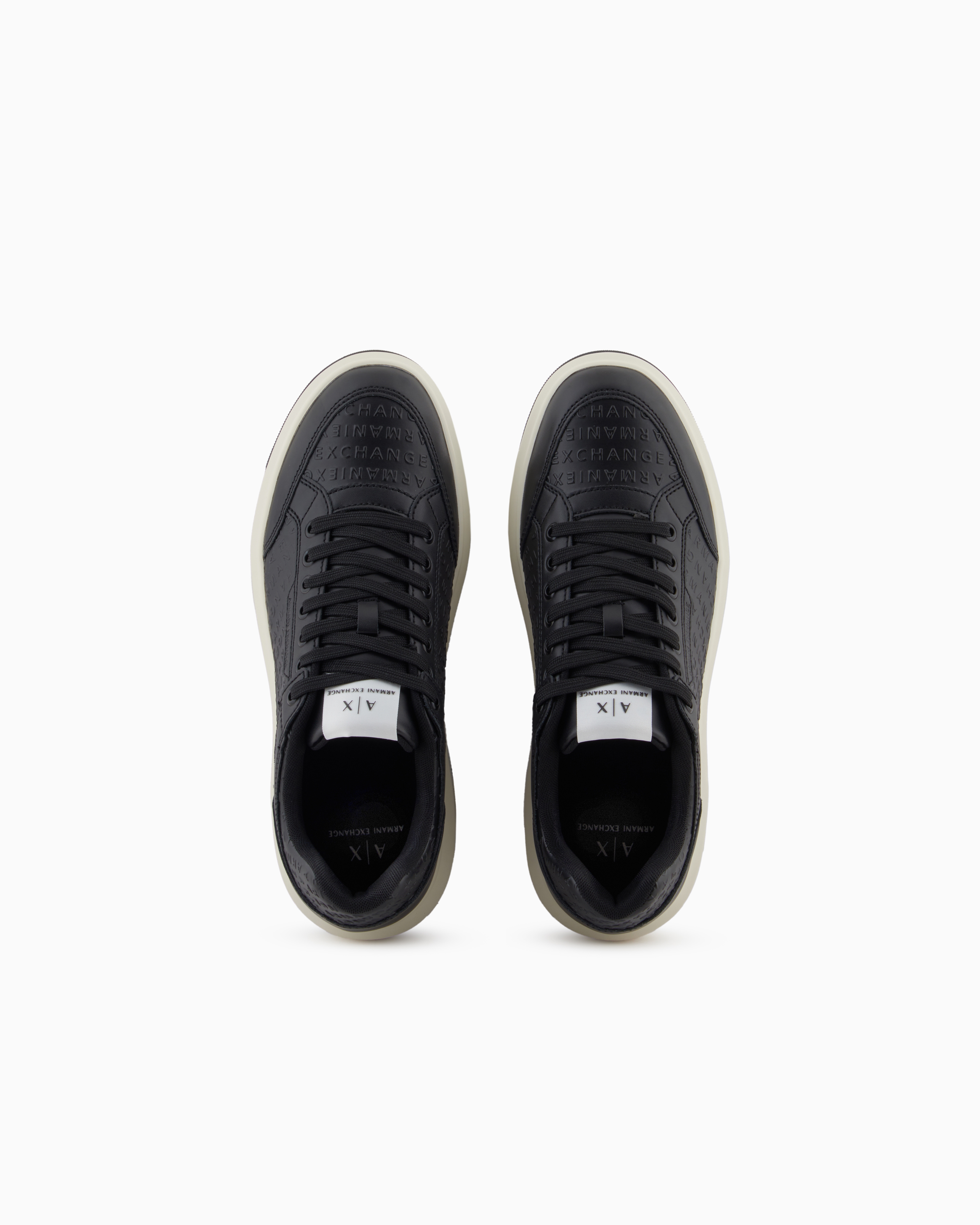 Armani Exchange - Sneakers, Man, Black, Size: