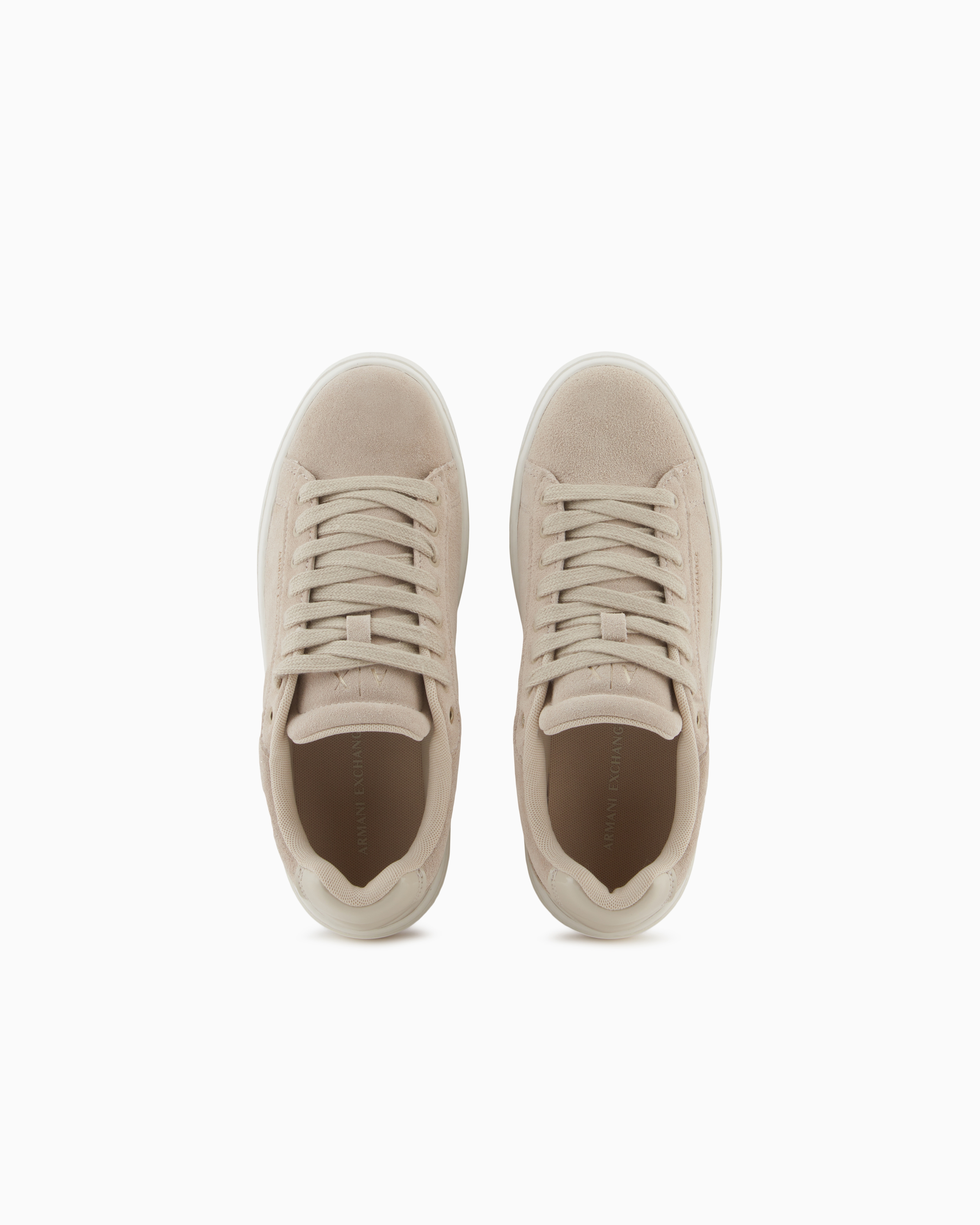 Armani Exchange Sneakers In Neutral