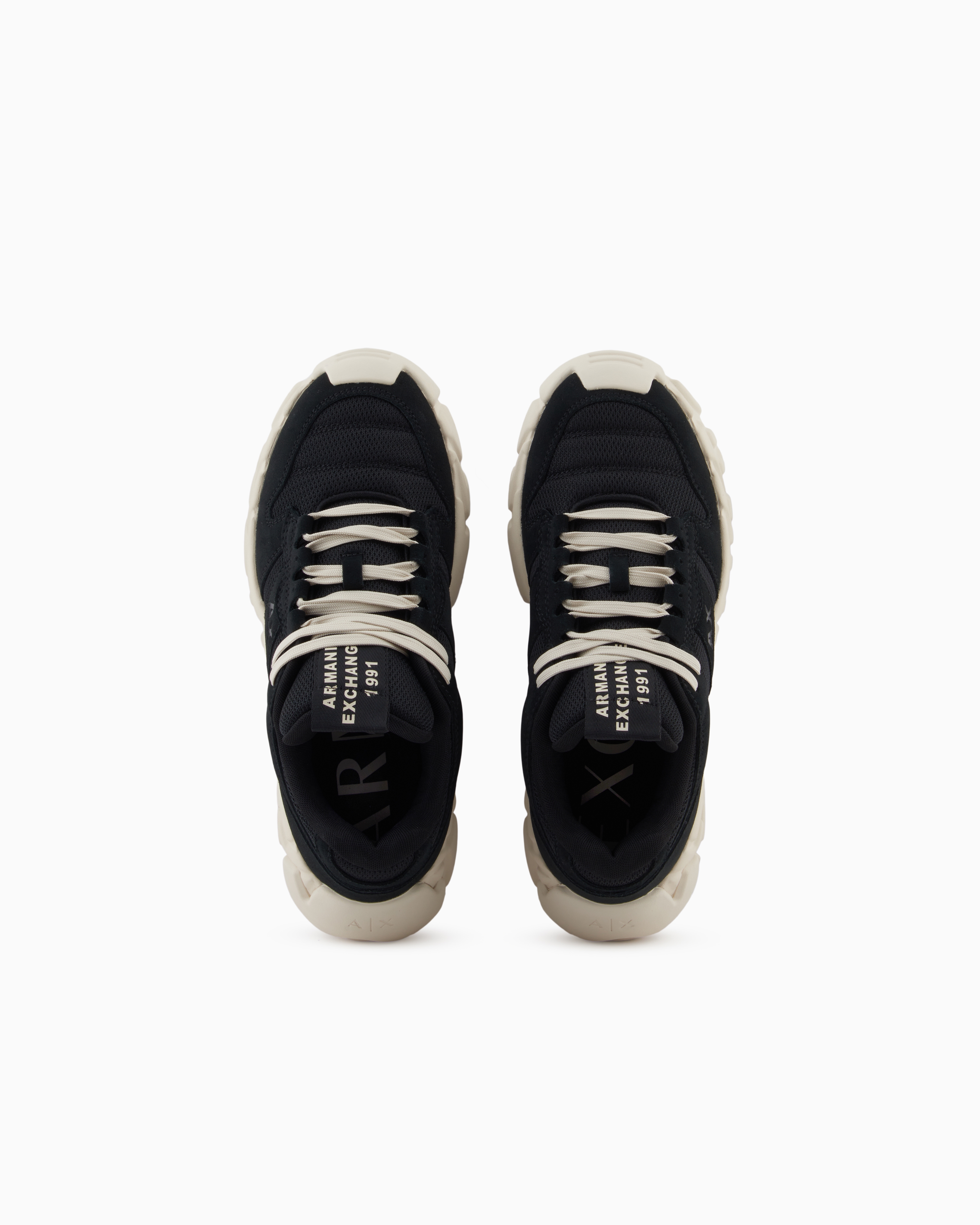 Armani Exchange Sneakers In Black