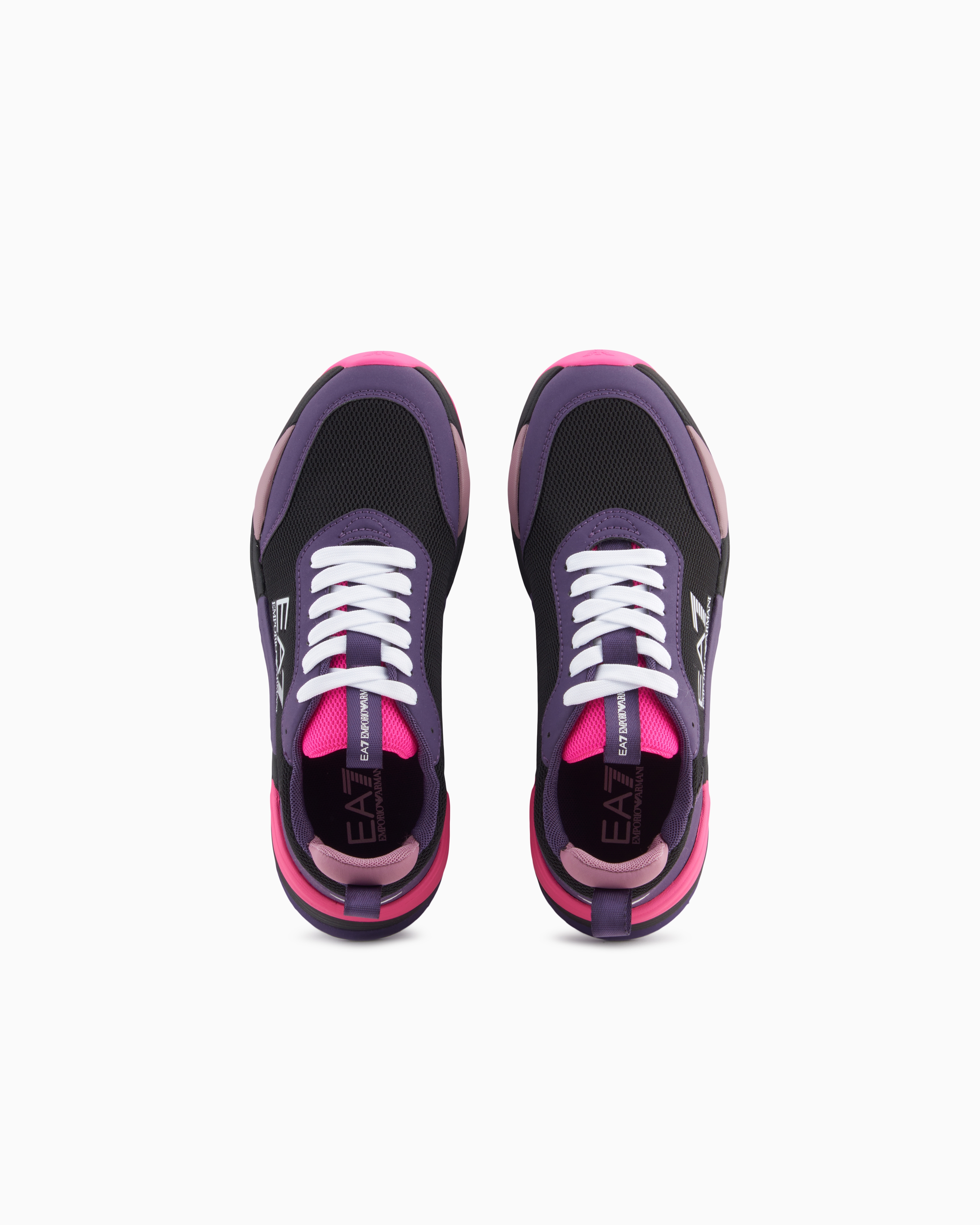 Ea7 Junior Ace Runner Sneakers In Black