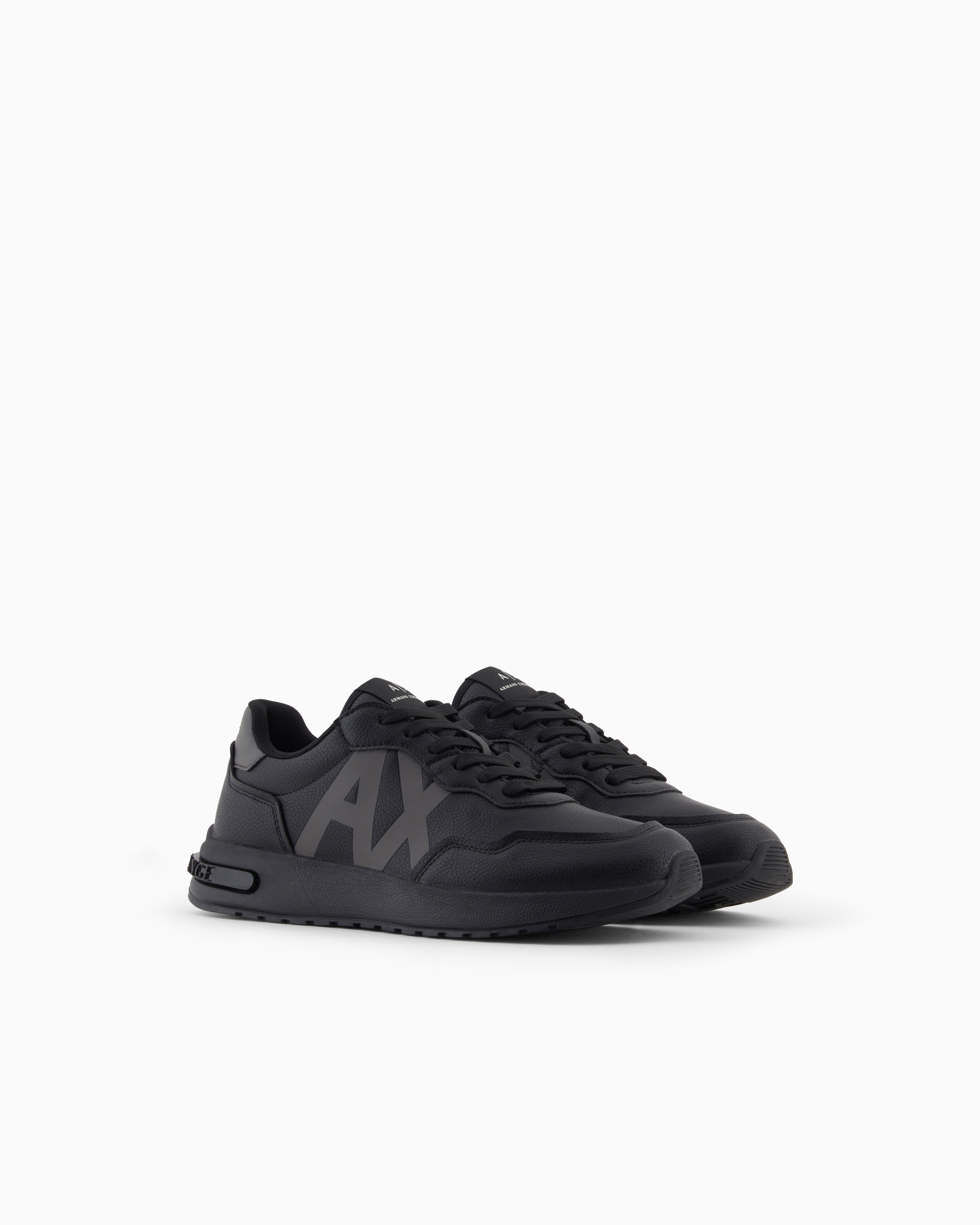 Armani Exchange Sneakers In Black
