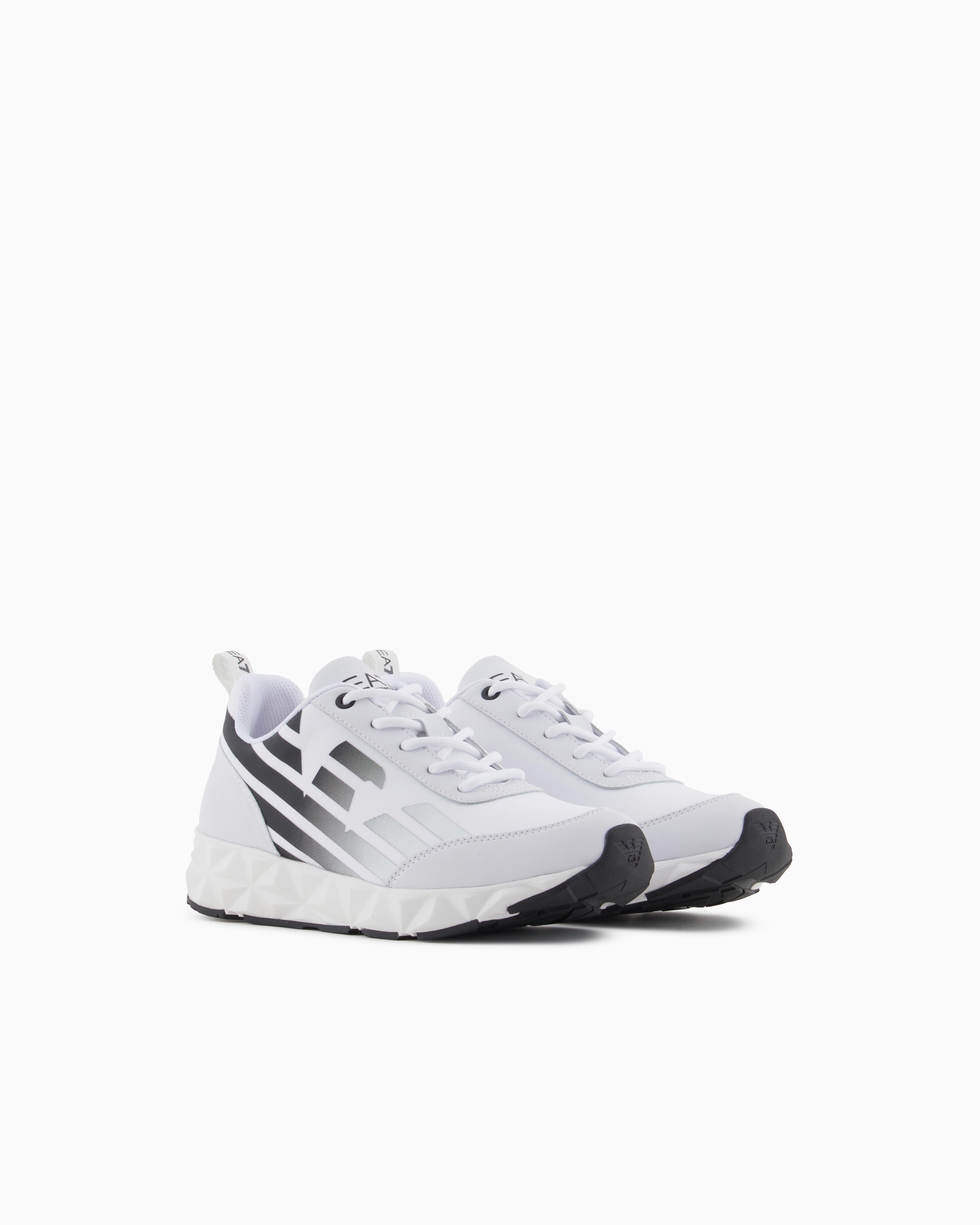 Ea7 Ultimate C2 Kombat Gradient Sneakers In White