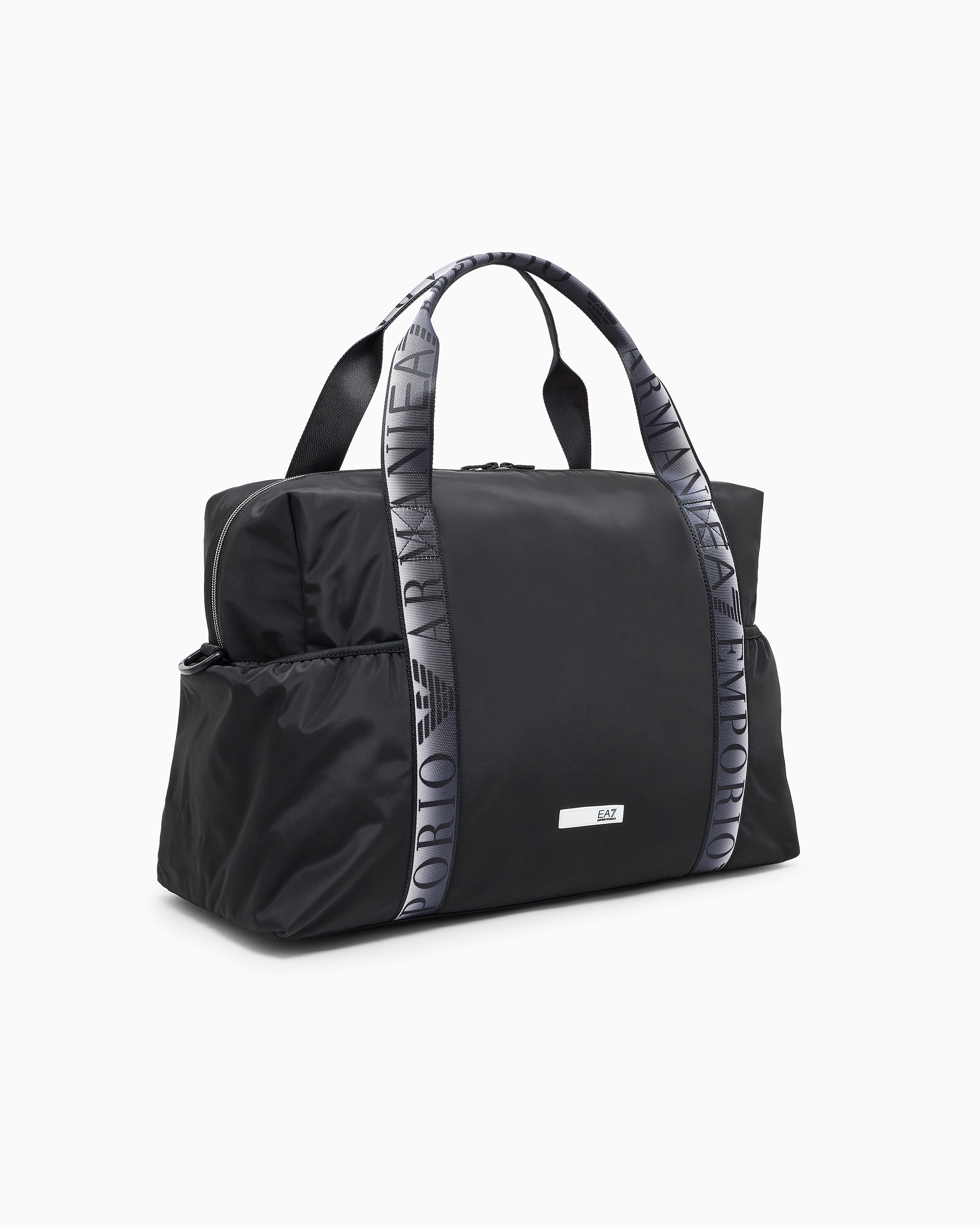 Ea7 Technical-fabric Duffel Bag In Black