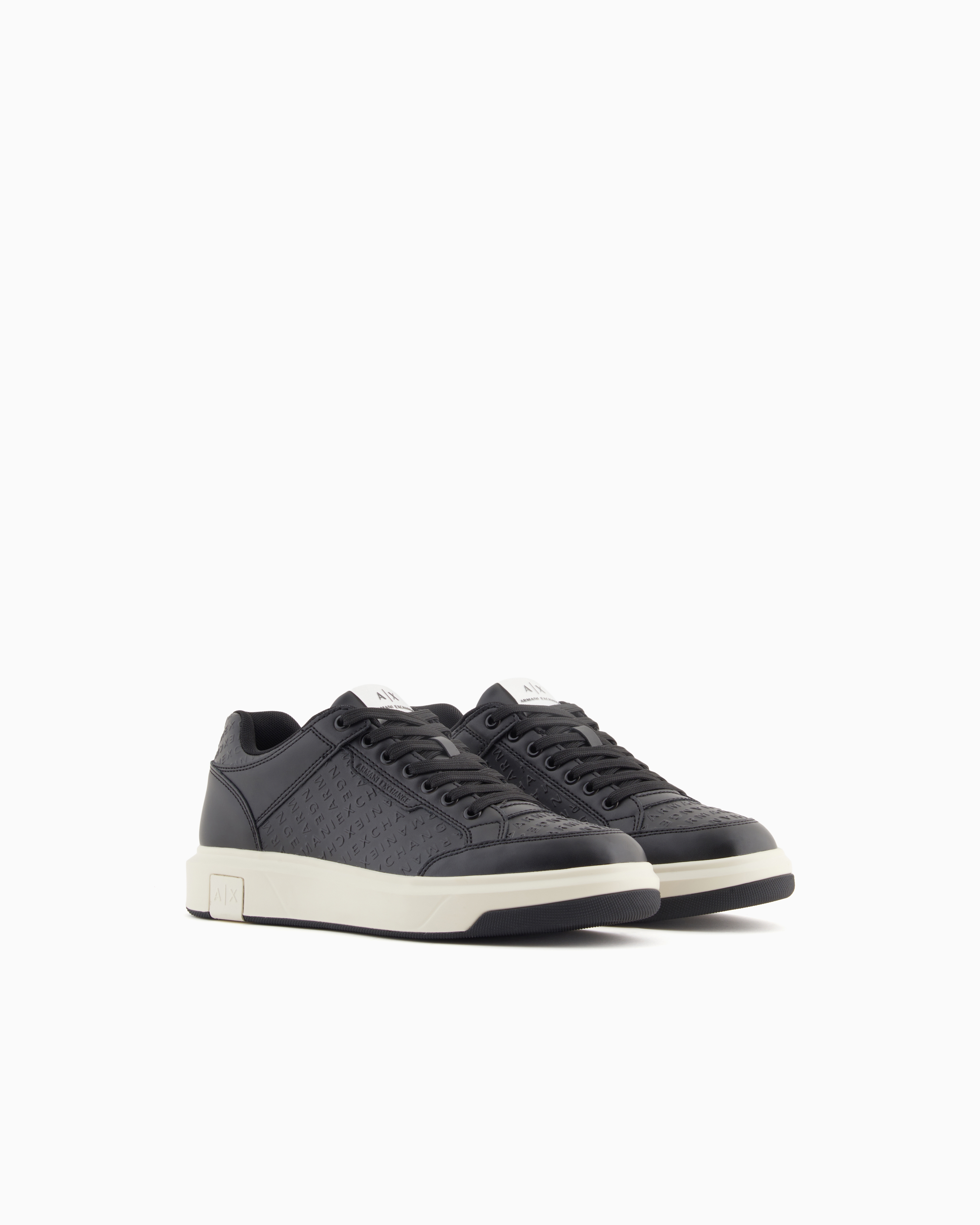 Armani Exchange - Sneakers, Man, Black, Size: