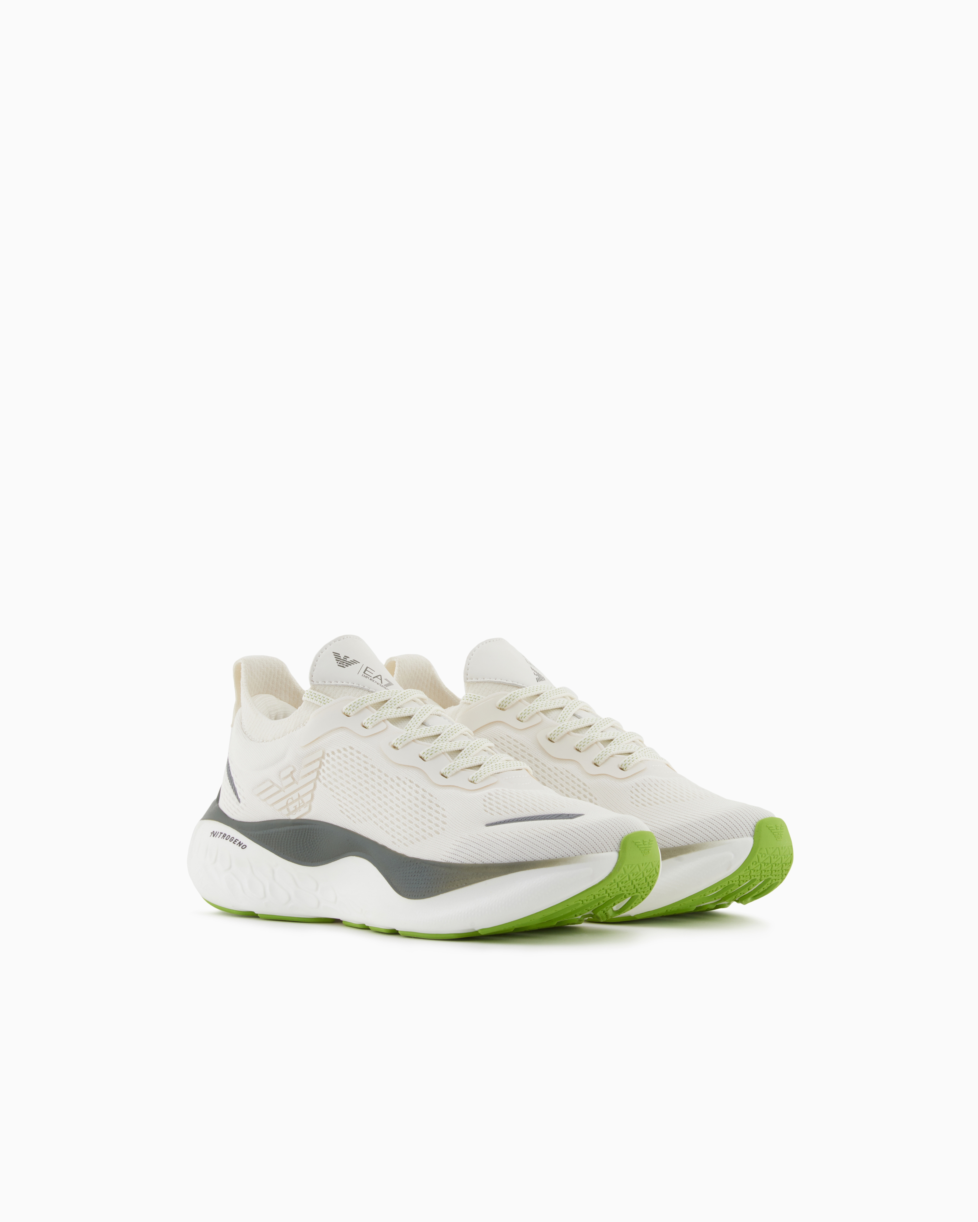 Ea7 Nitro Wave Sneakers In White