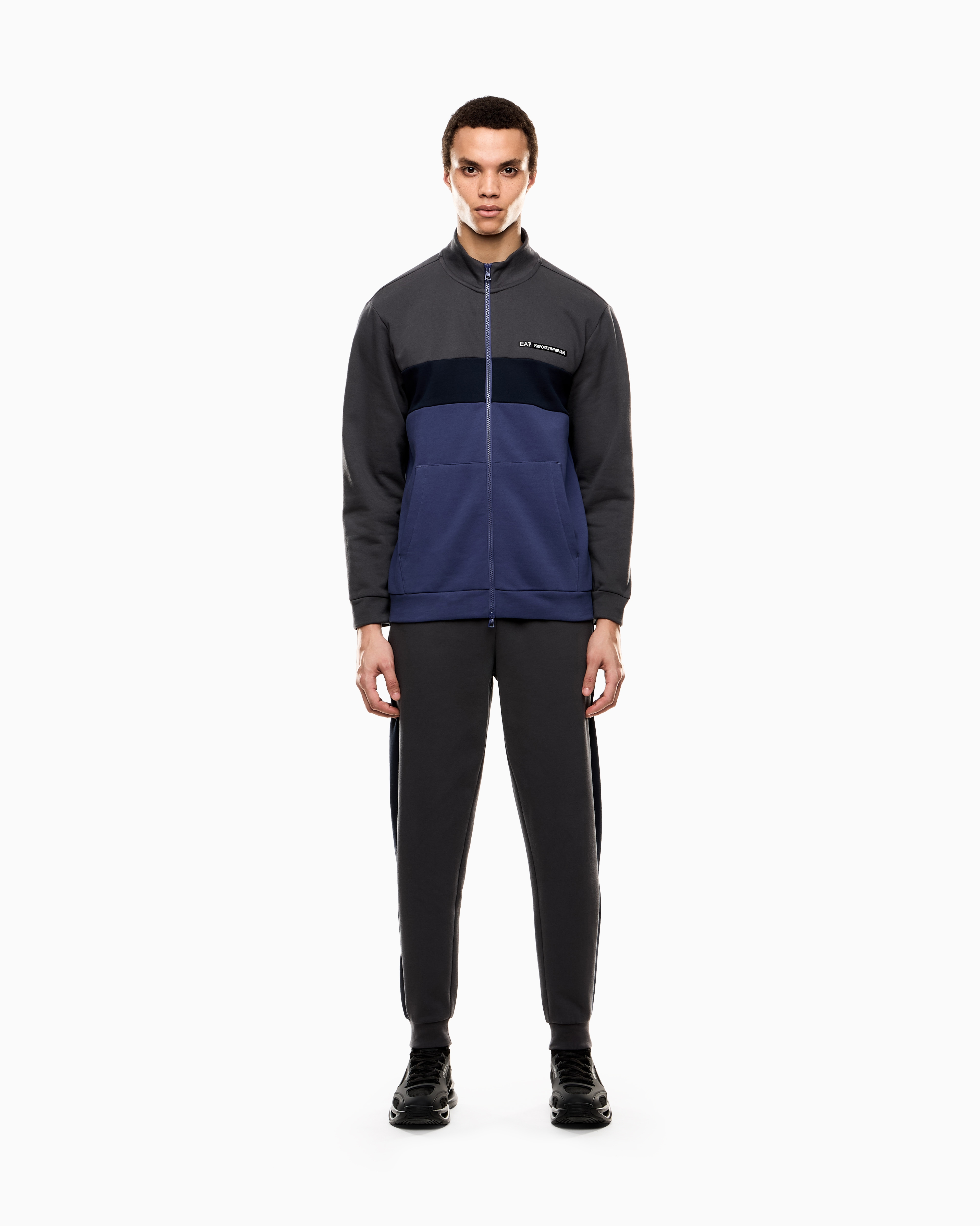 【エンポリオ アルマーニ EA7】Athletic Colour Block Athletic Colour Block technical-fabric tracksuit | EA7