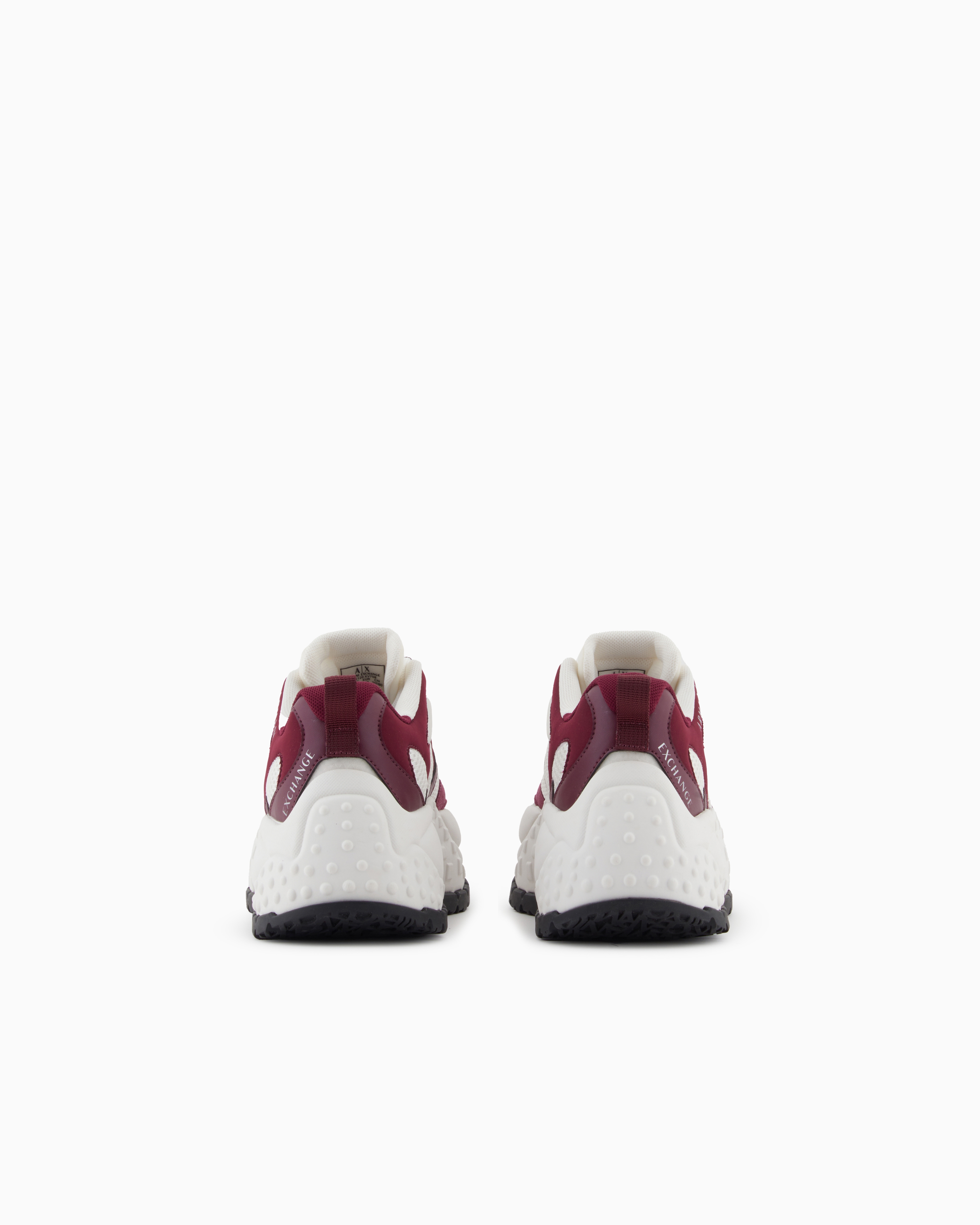Armani Exchange Chunky Sneakers With Contrasting Inserts