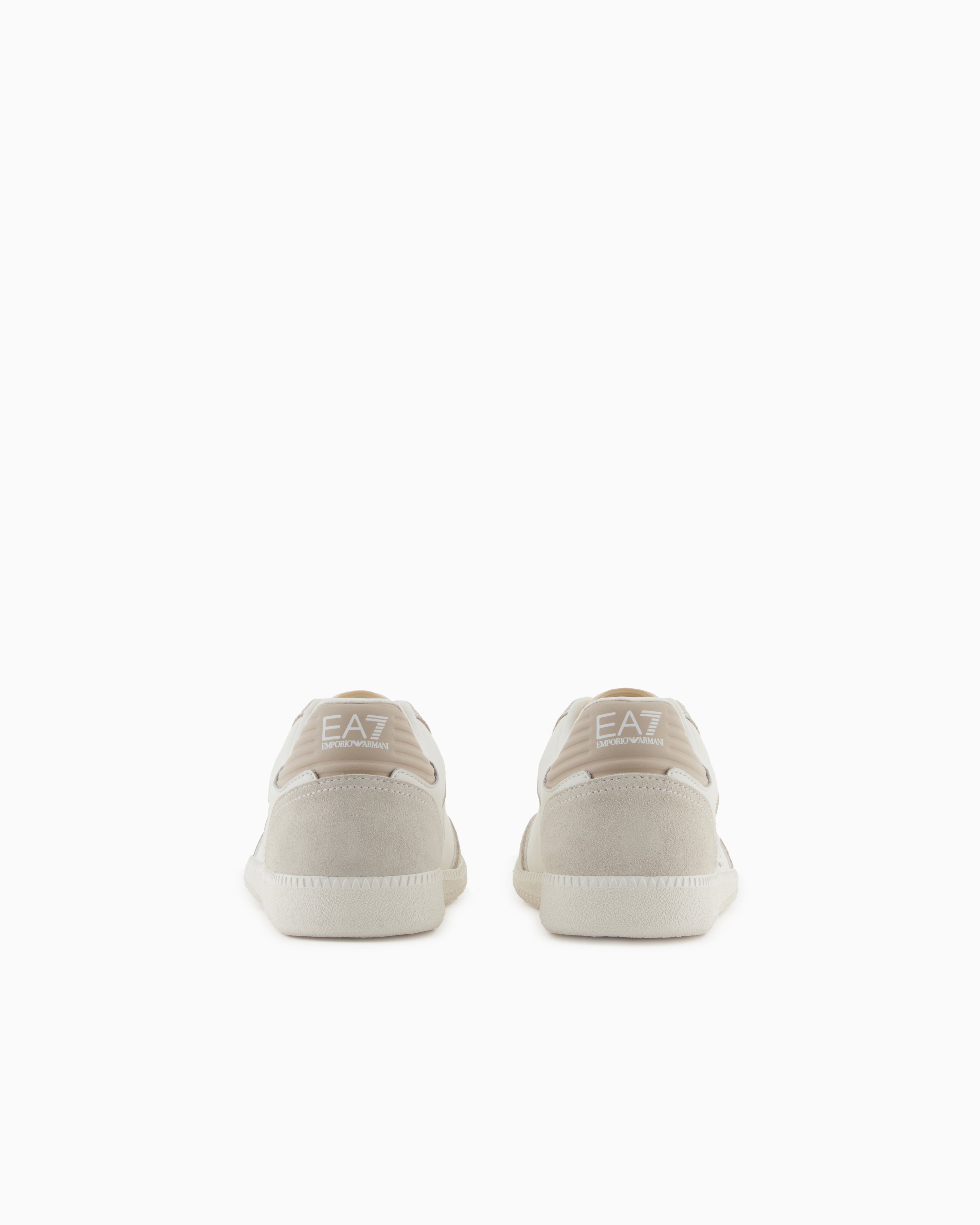 Ea7 Heritage Eagle Sneakers In White