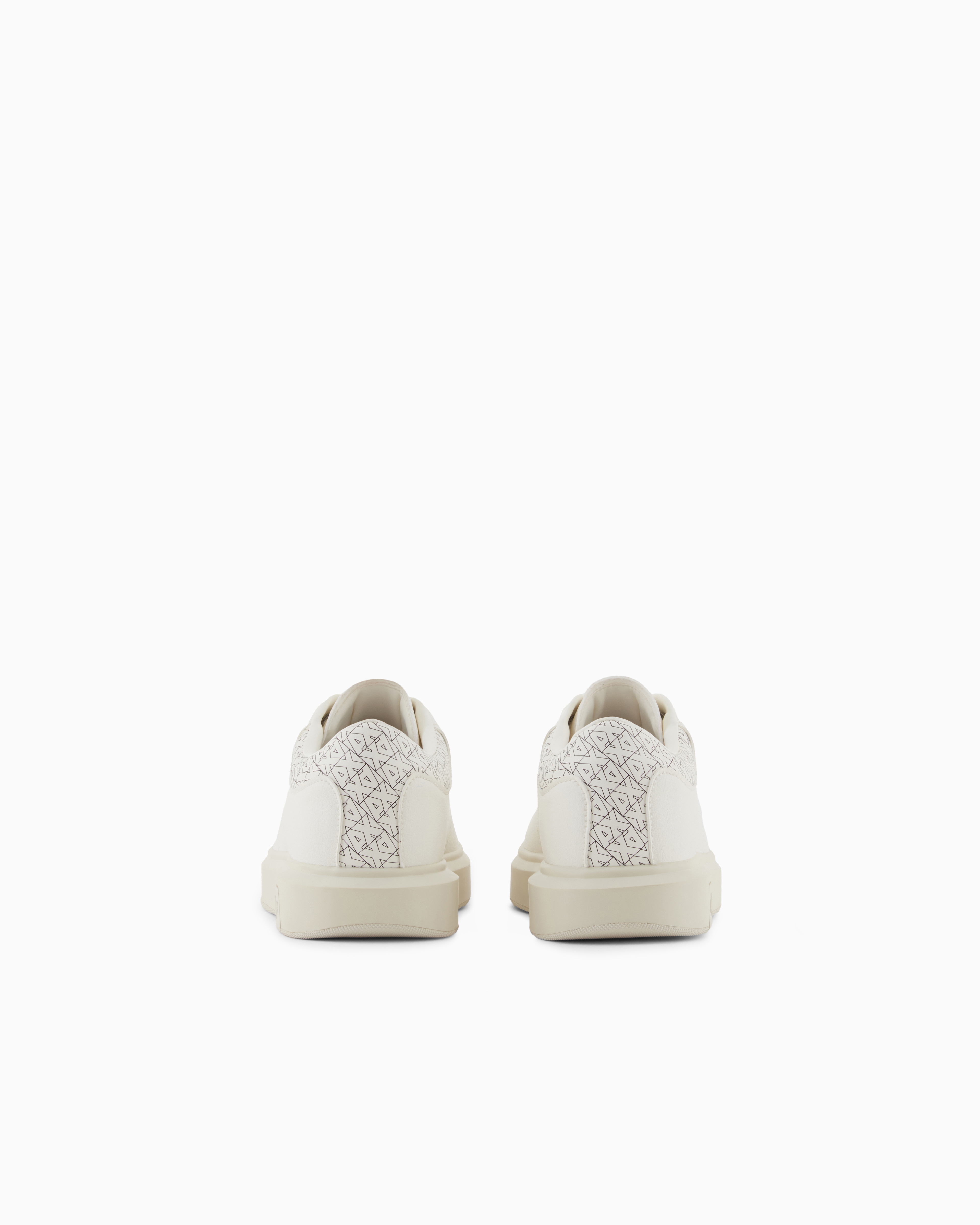 Armani Exchange - Sneakers with detail on the back, Man, Two_tone, Size: 8