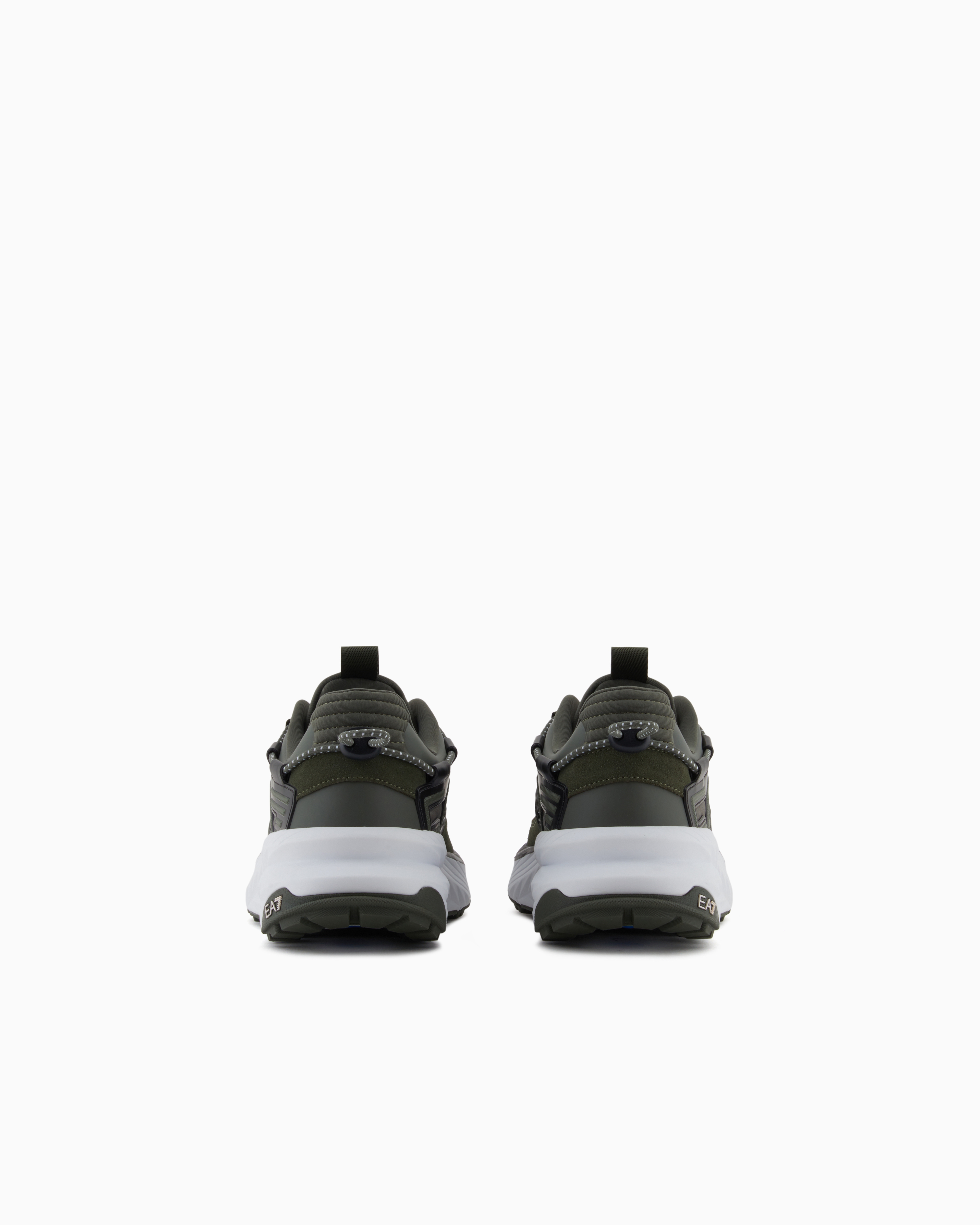 Ea7 Crusher Sonic Rope Sneakers In White