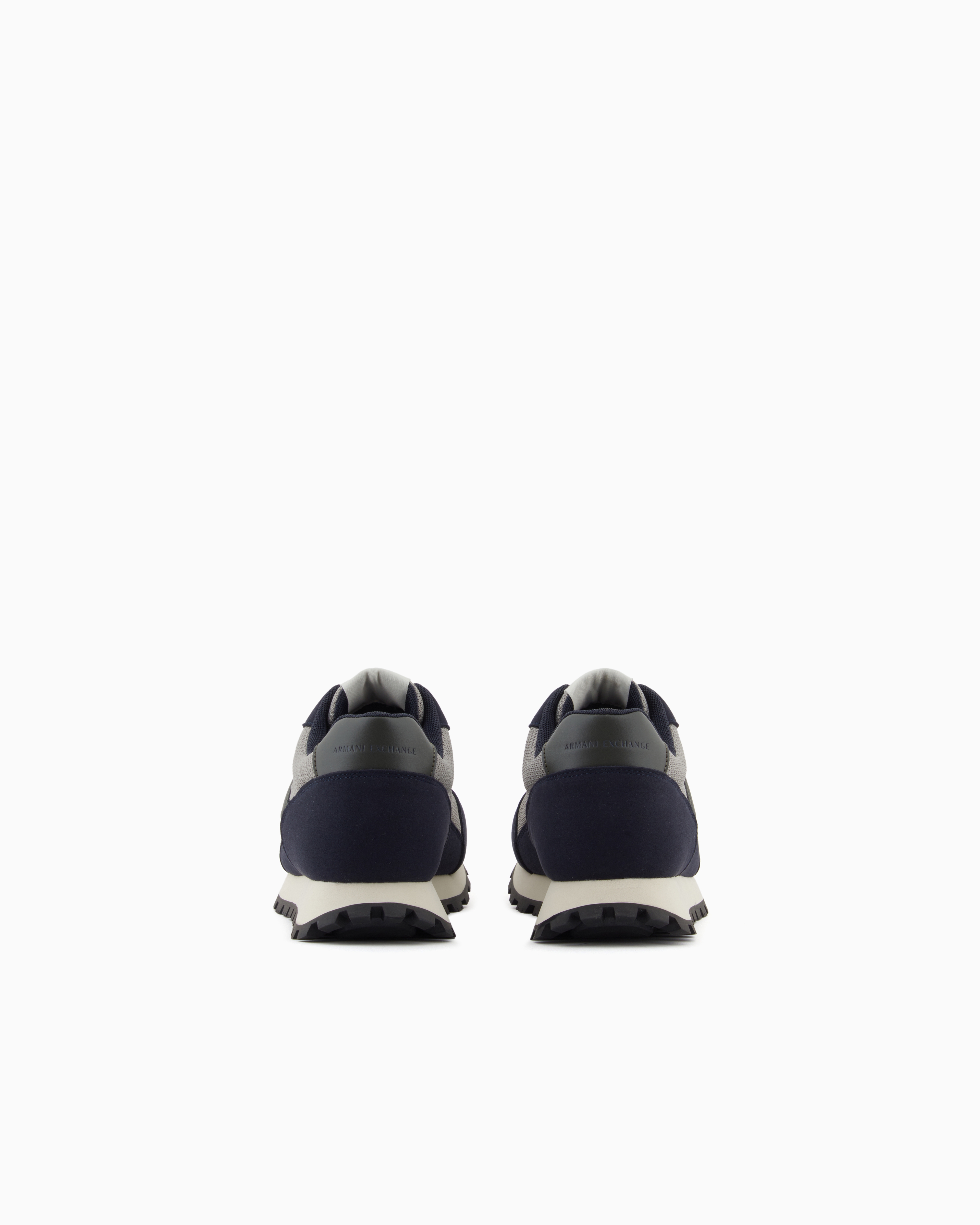 Armani Exchange - Sneakers with contrasting logo, Man, Grey, Size: