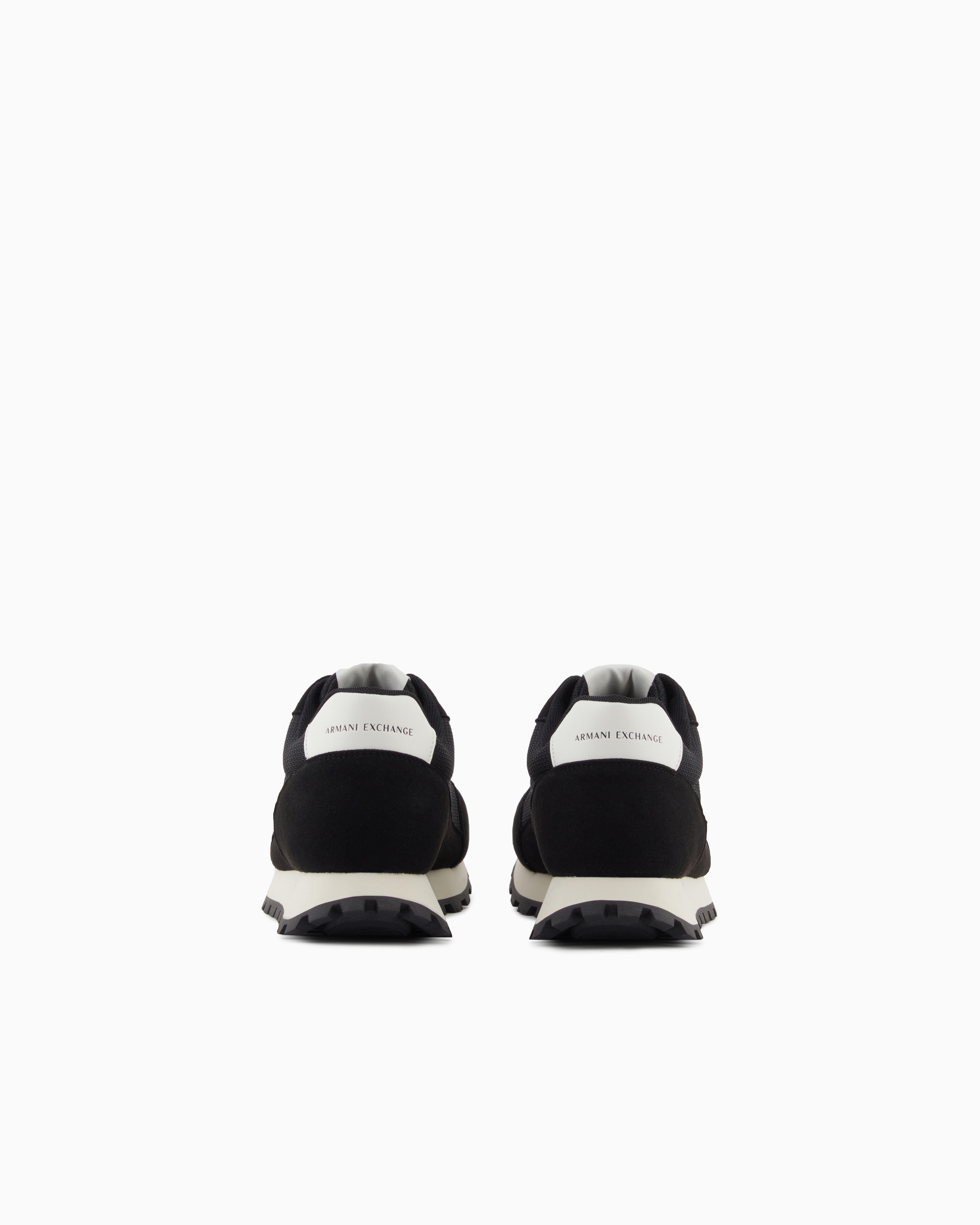 Armani Exchange Logo-detail Mesh Panel Sneakers