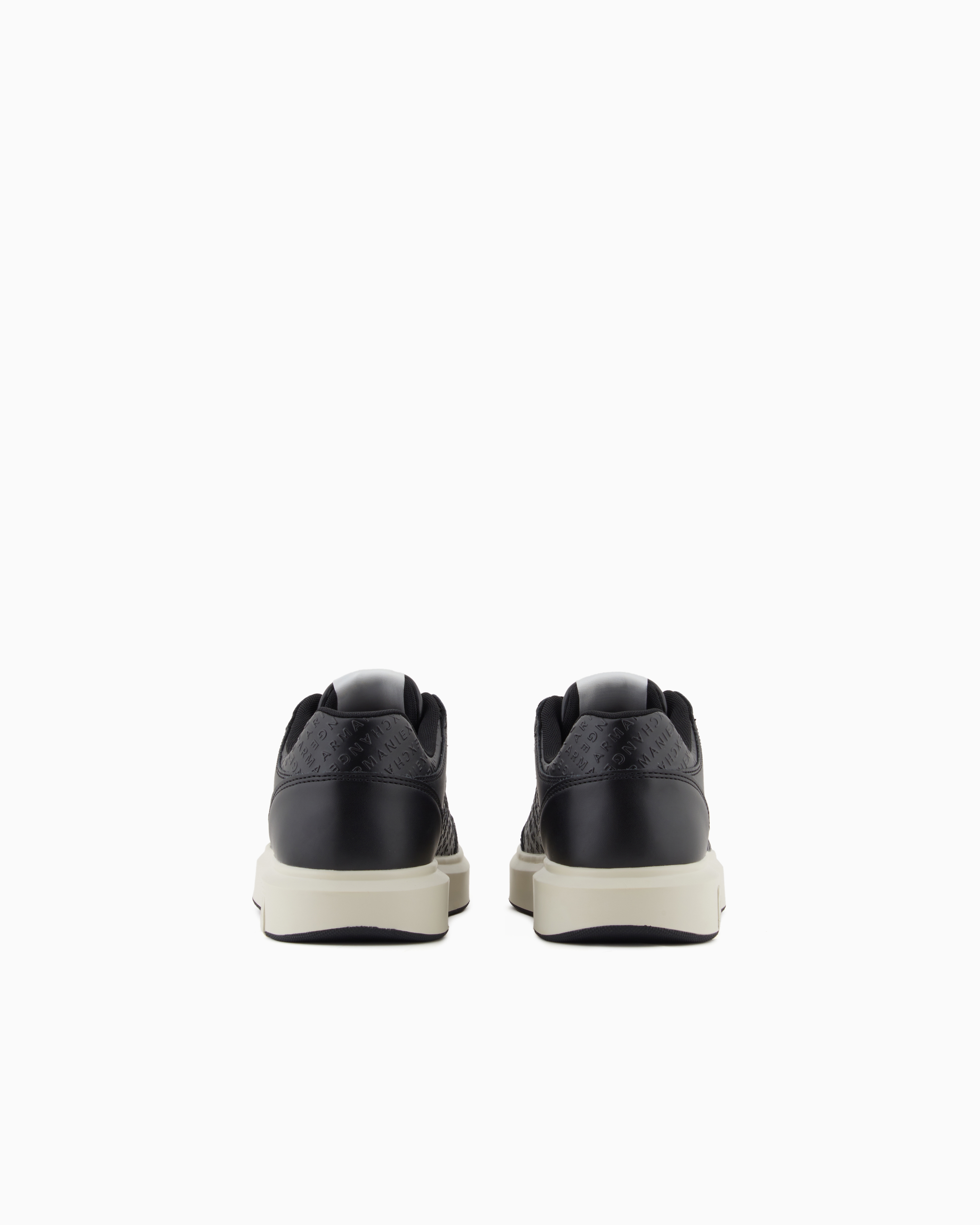 Armani Exchange - Sneakers, Man, Black, Size: