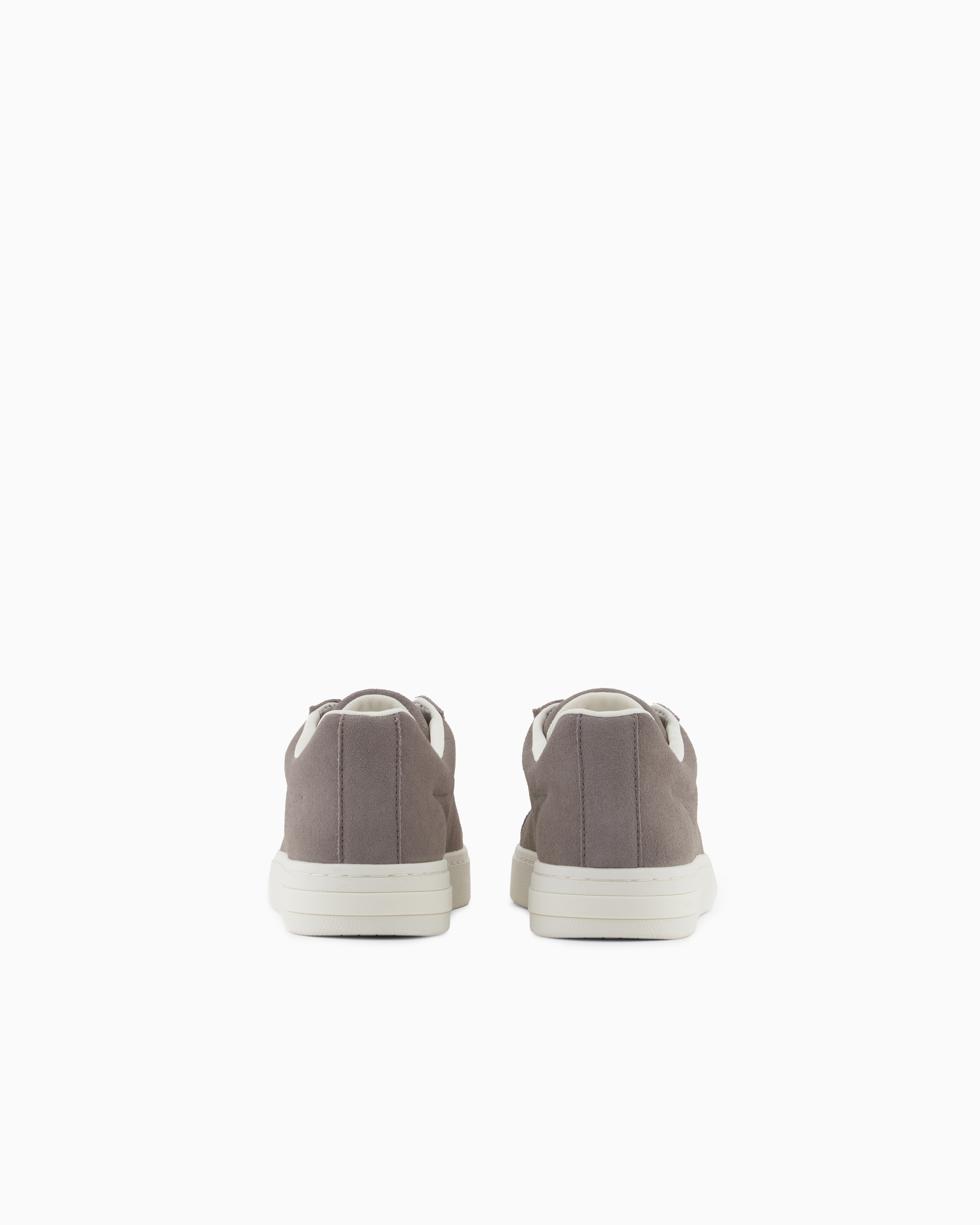 Armani Exchange Leather Sneakers With Elastic