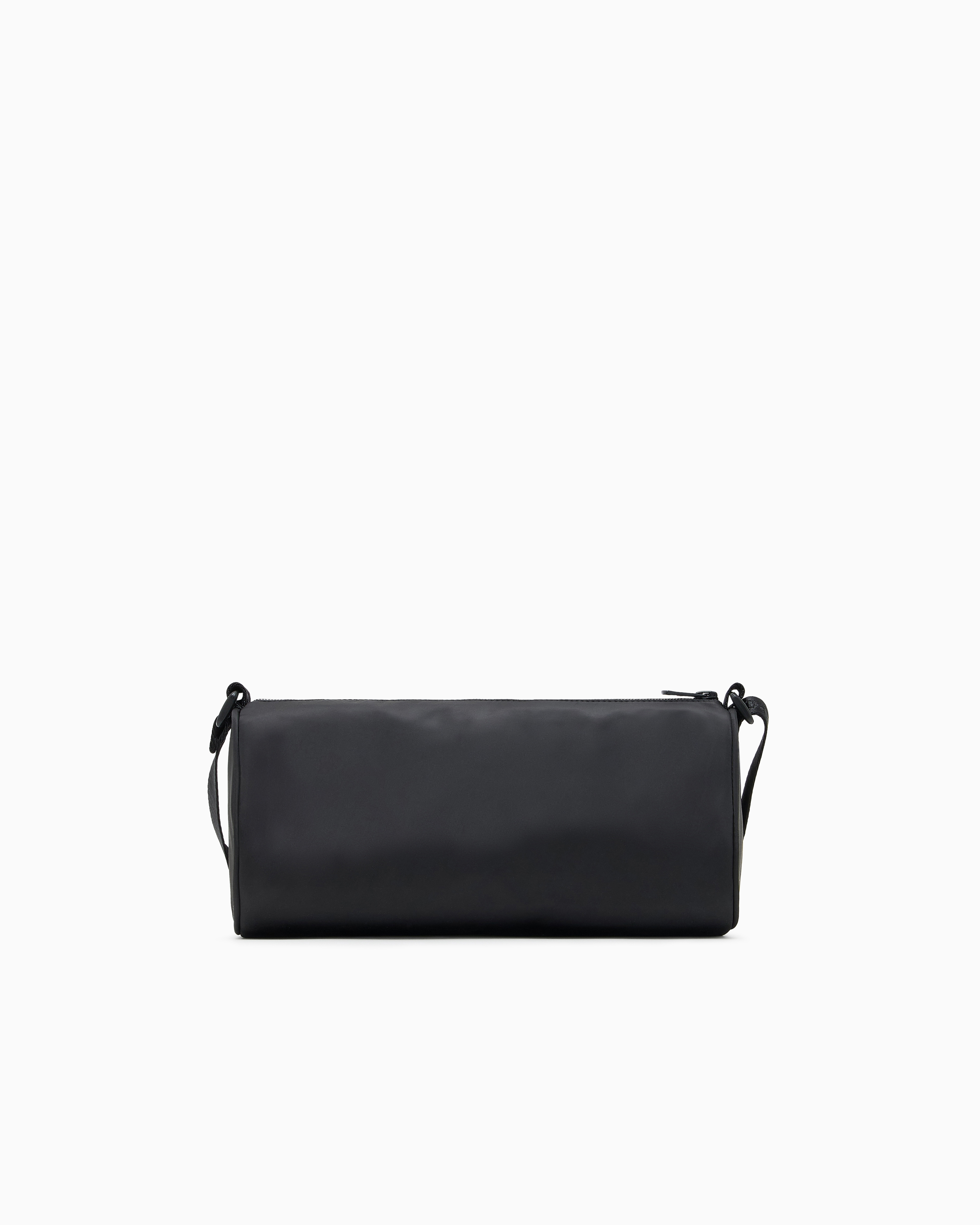 Ea7 Shoulder Bag In Technical Fabric In Black