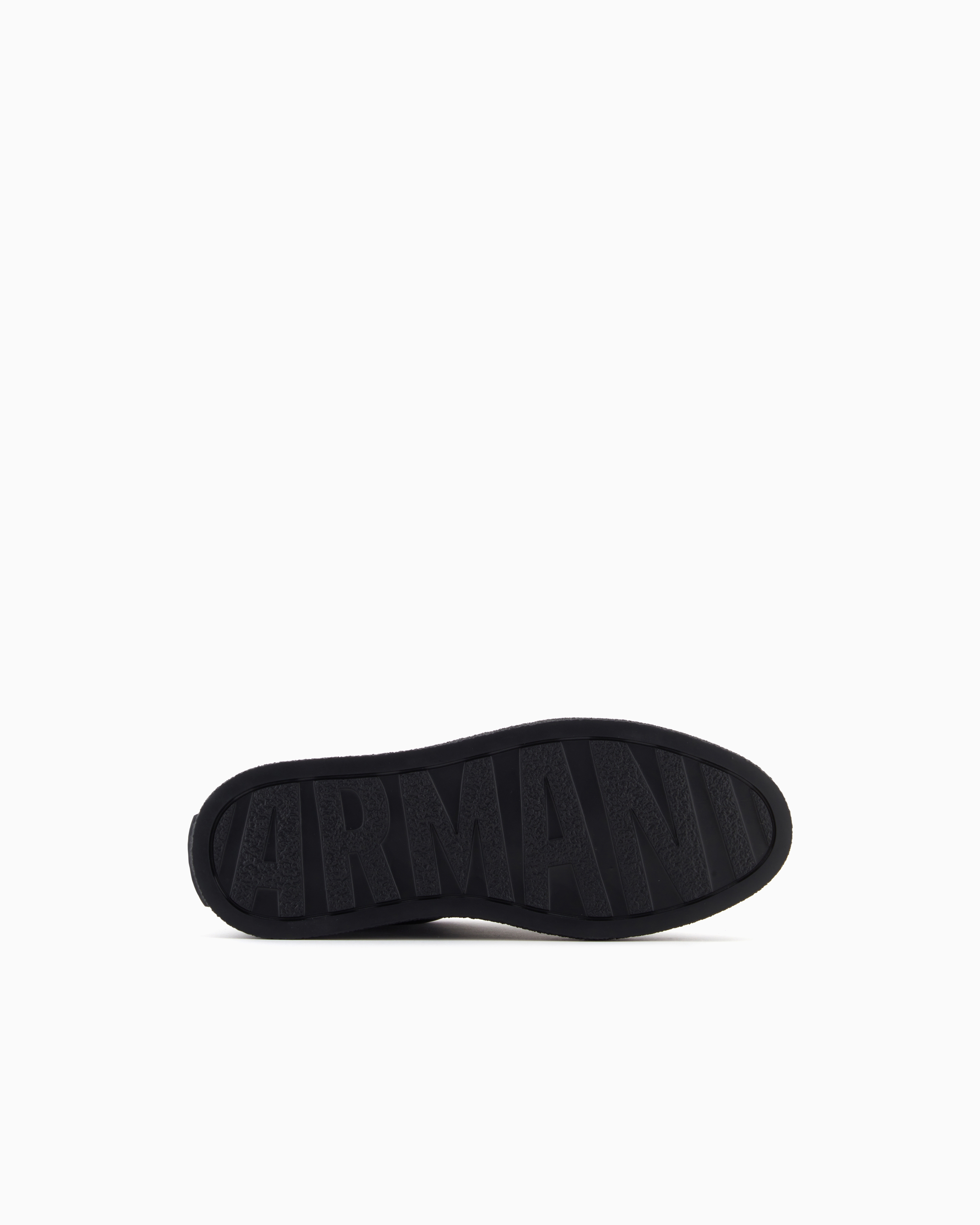 Armani Exchange - Sneakers with high sole, Man, Black, Size: