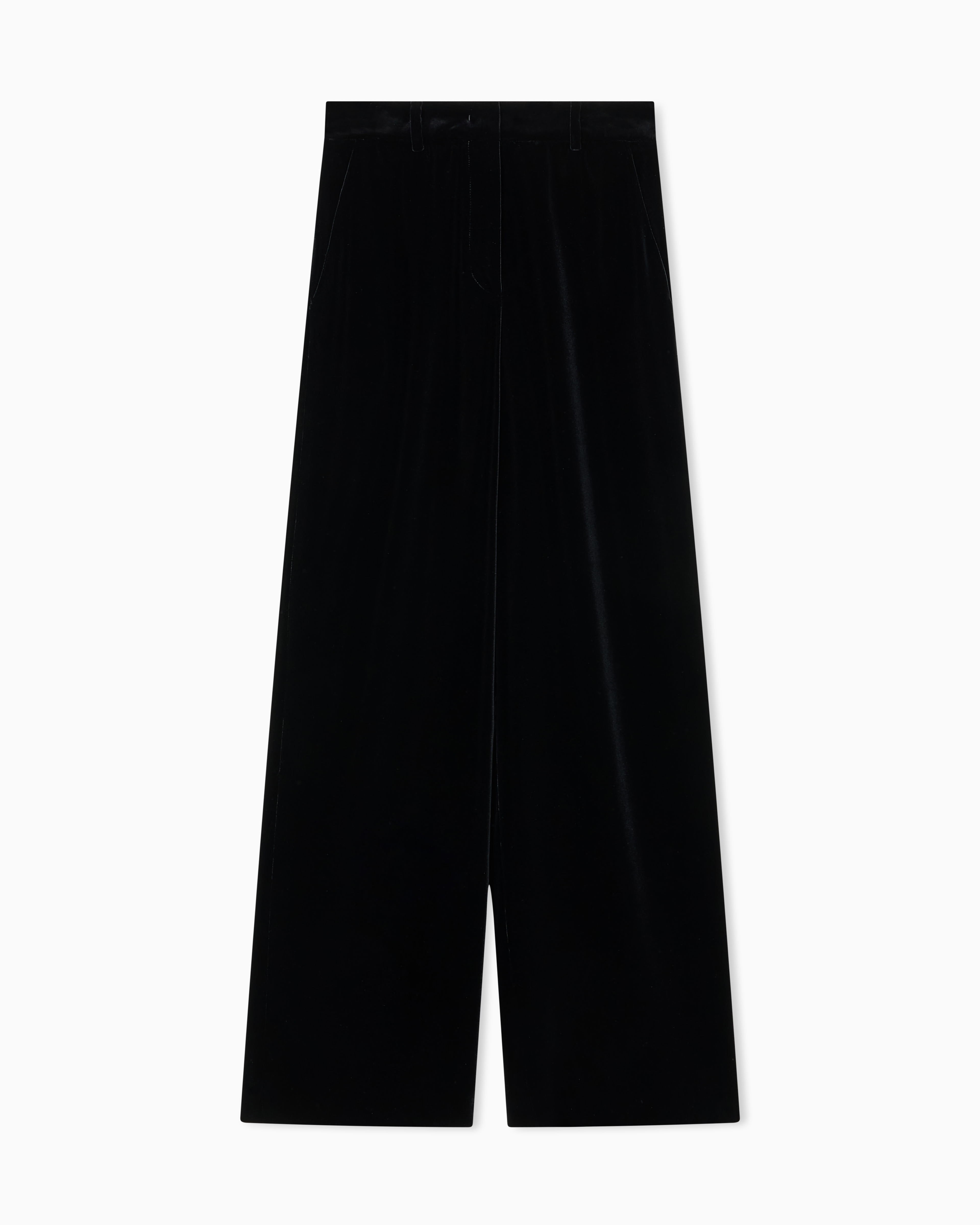 パンツ GIORGIO ARMANI WIDE-LEG TROUSERS IN VELVET Wide-leg velvet trousers | Giorgio Armani