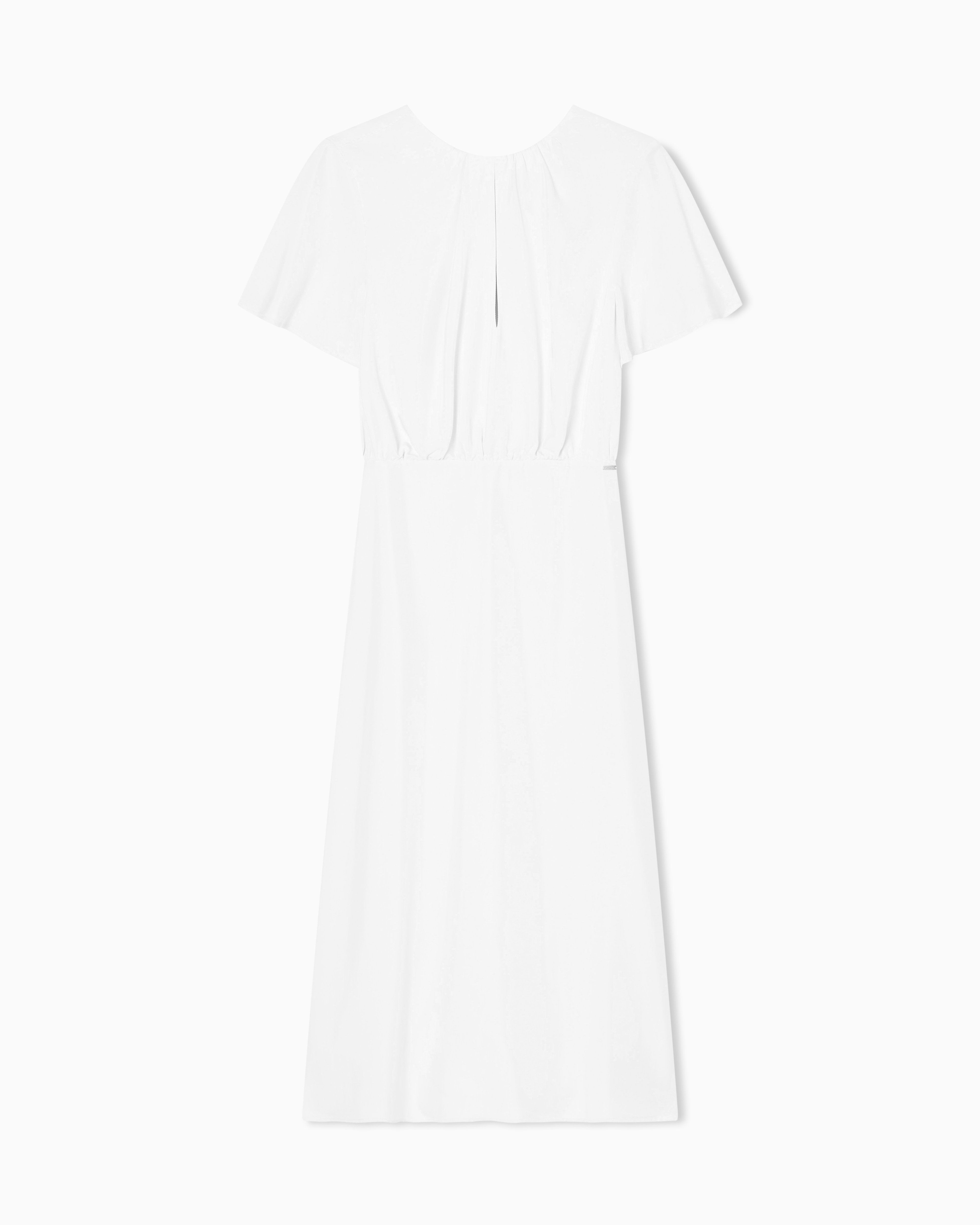 Armani Exchange - Midi Dresses, Woman, White, Size: