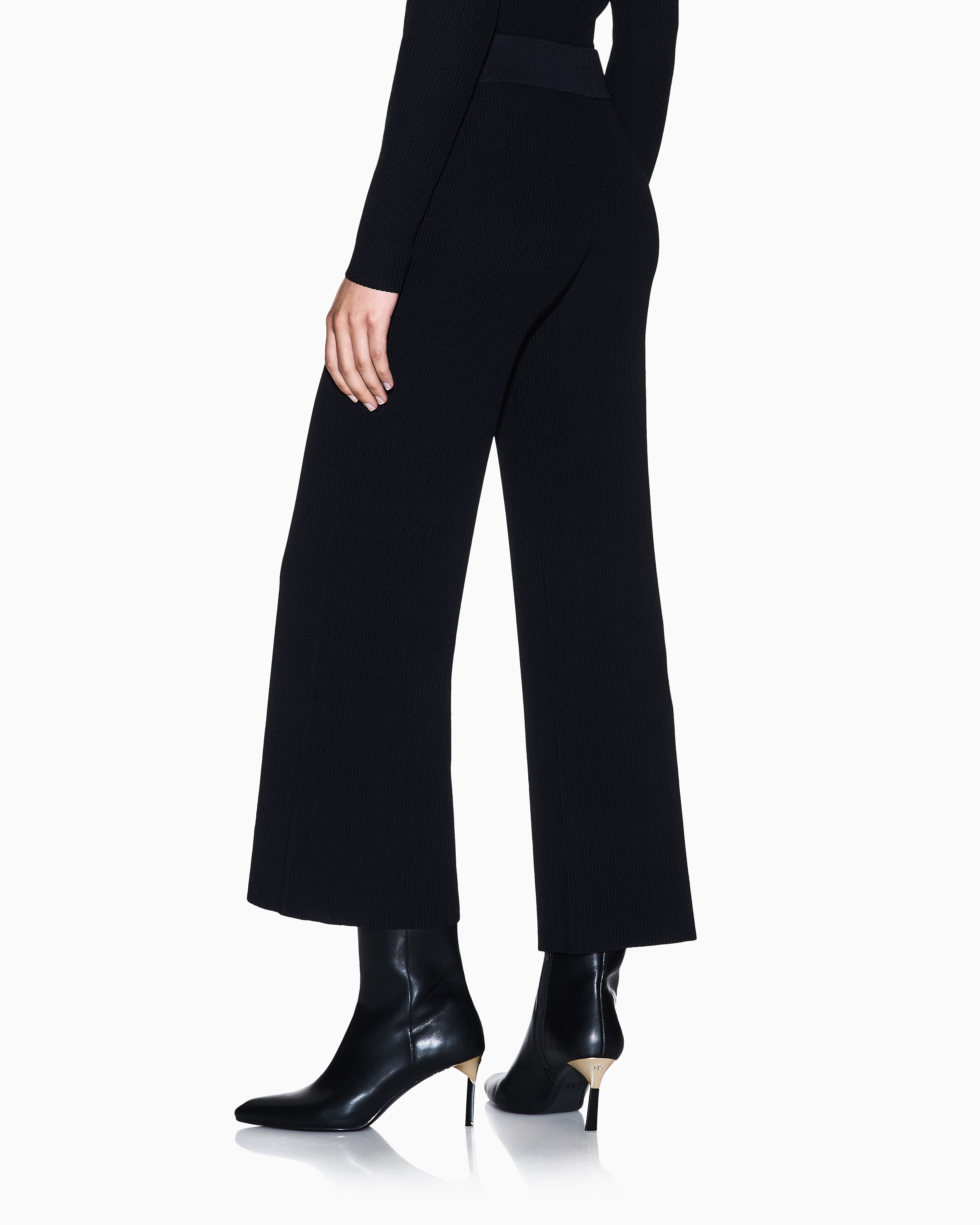 Armani Exchange - Casual Trousers, Woman, Black, Size: S