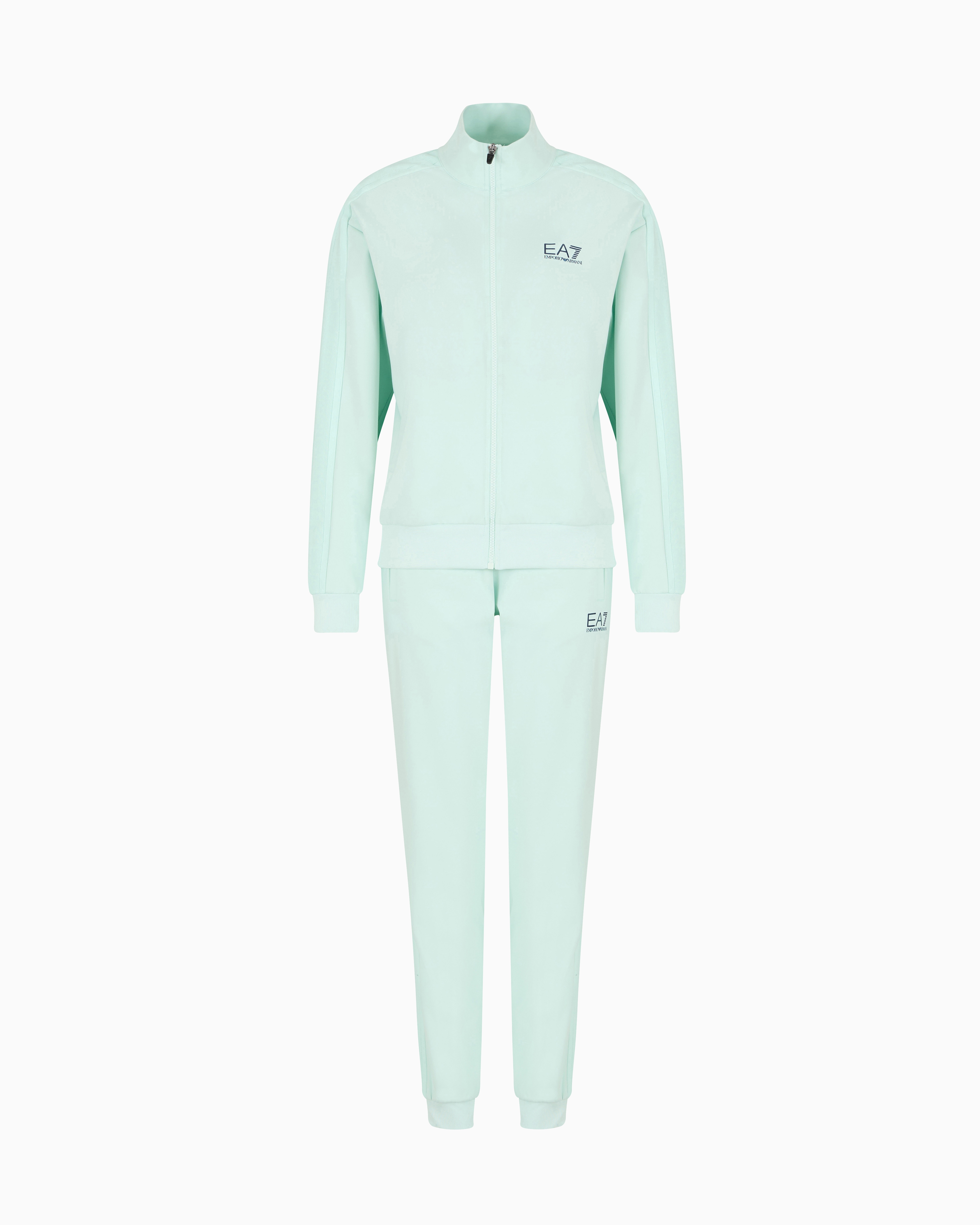 Ea7 Green Tennis Pro Tracksuit In Ventus7 Technical Fabric Xxl