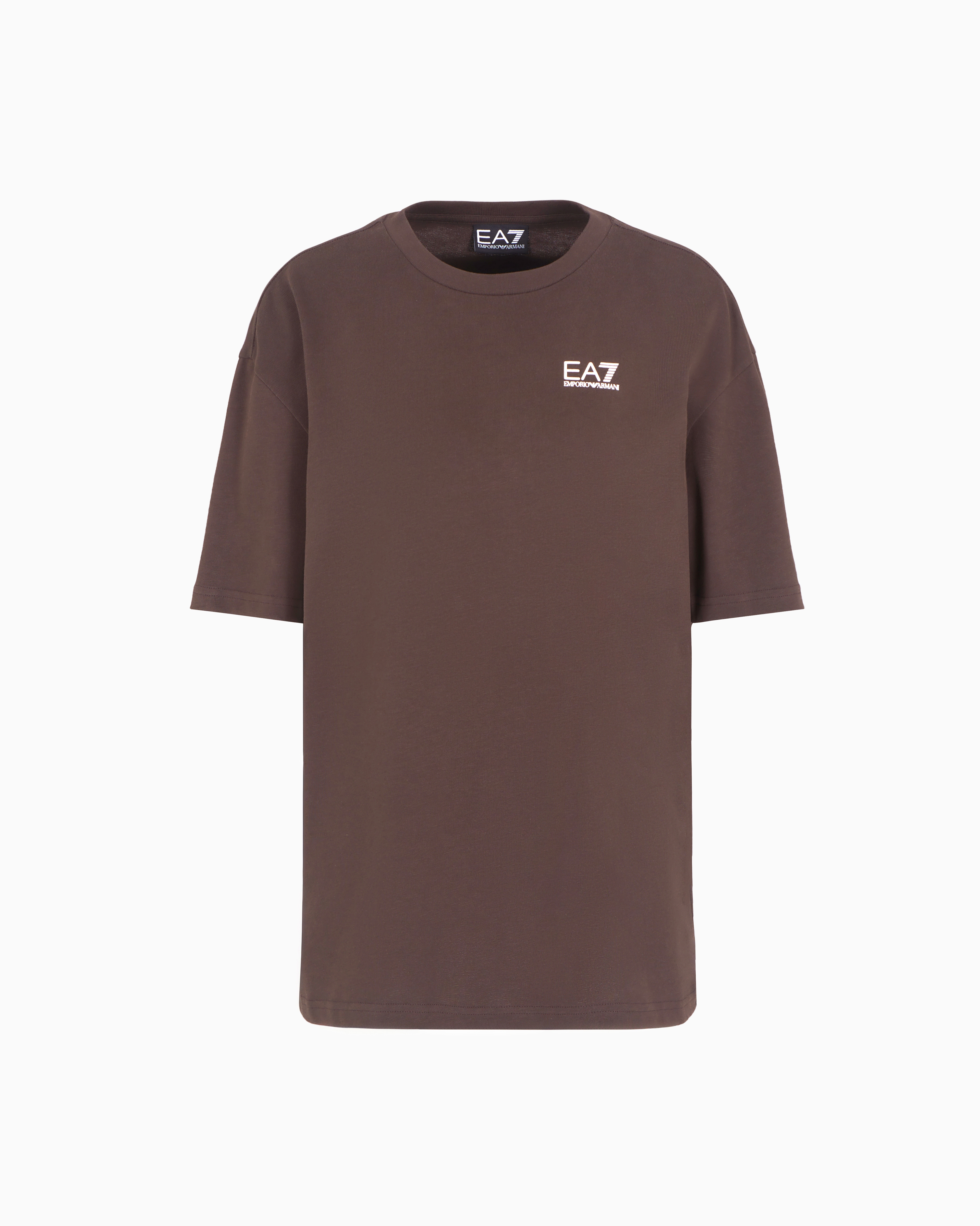 クルーネックTシャツ ピュアコットンジャージー オーバーサイズ