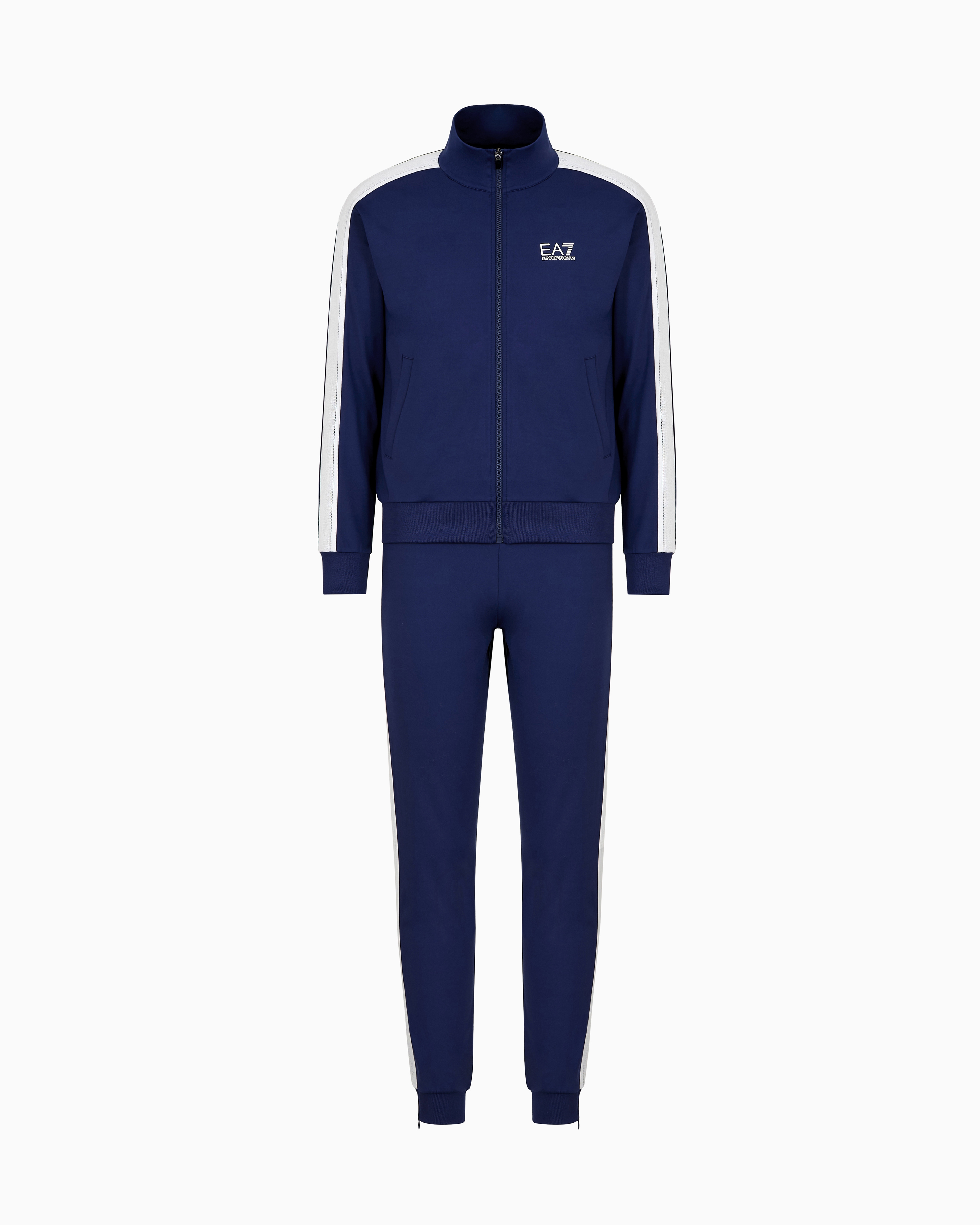 Ea7 Blue Tennis Pro Tracksuit In Ventus7 Technical Fabric Large