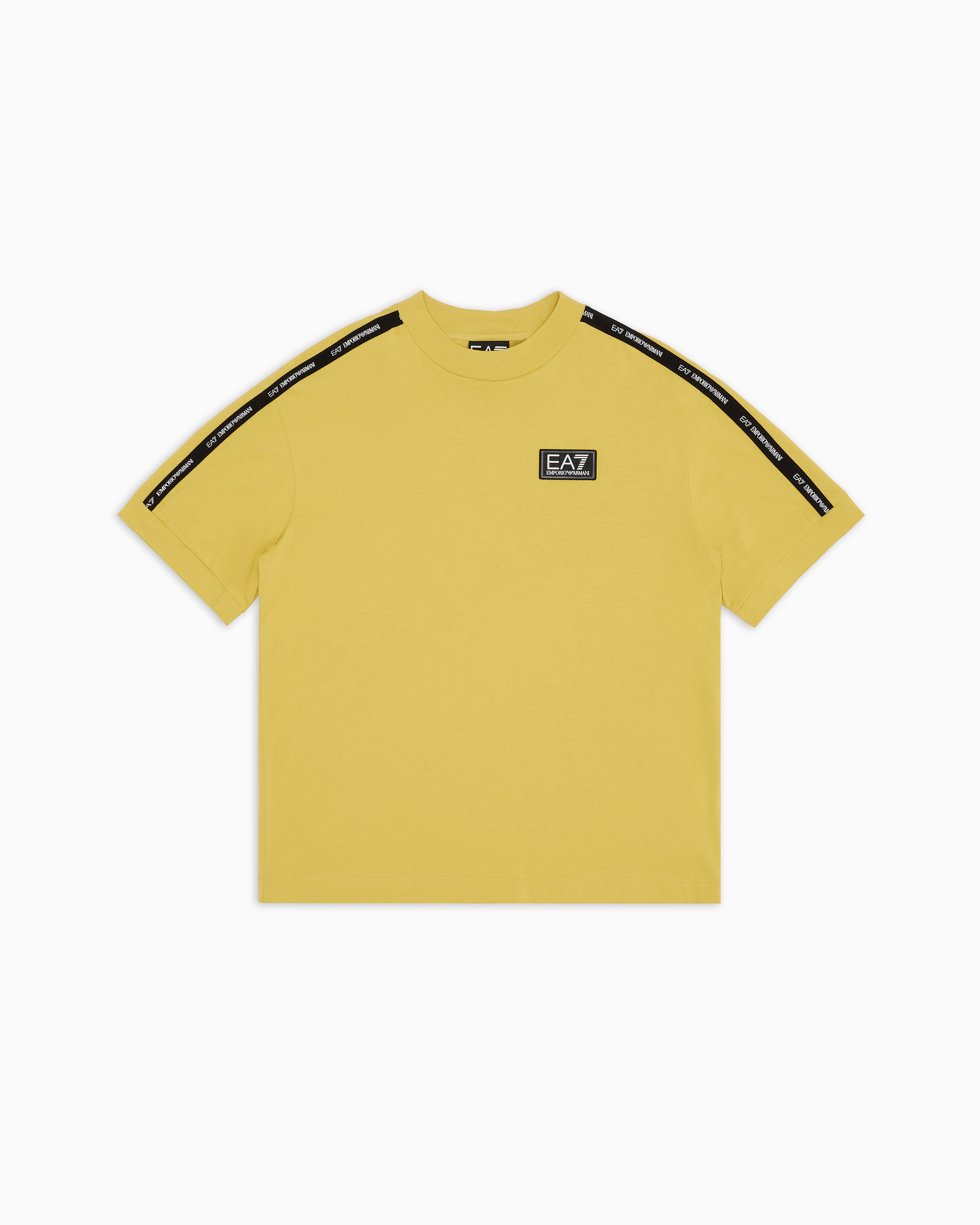 【新品】EA7/アルマーニジュニア　ビッグロゴ「緑・半袖Tシャツ」16A・16歳 アルマーニ ジュニア Tシャツ 半袖 ポケット ロゴ 175cm