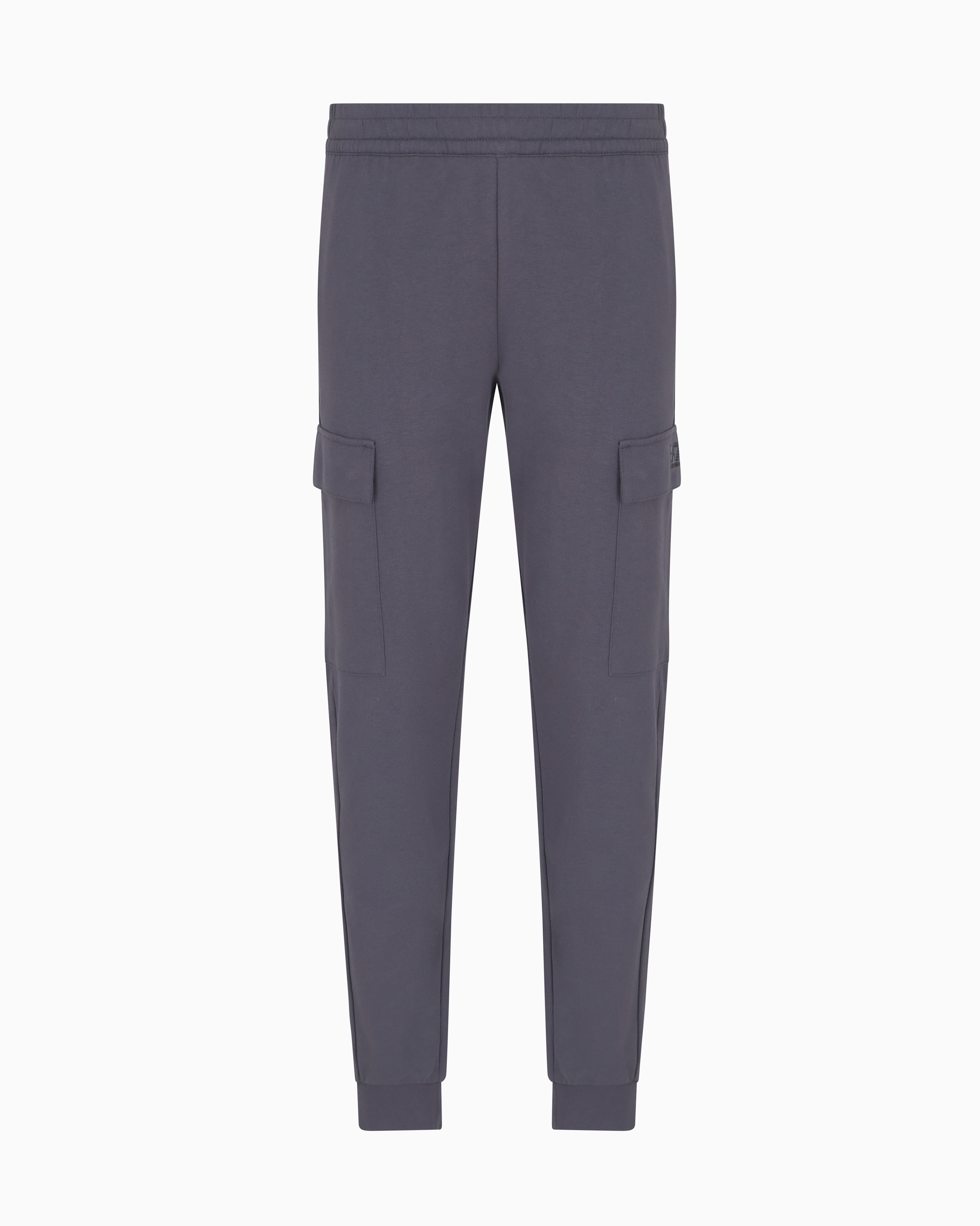 Ea7 Grey Core Identity Cotton Cargo Trousers 3XL