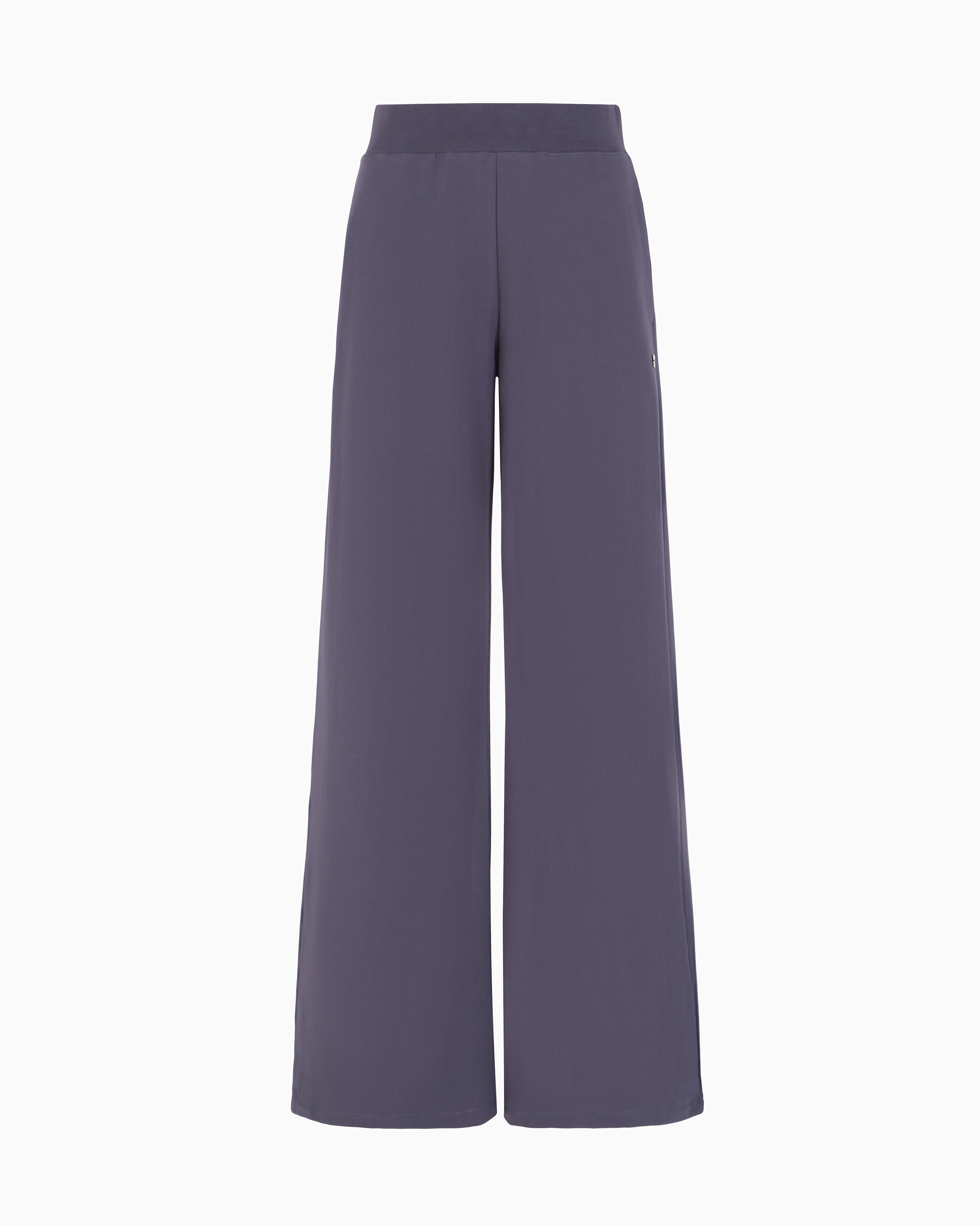 EMPORIO ARMANI EA7 ワイドレッグパンツ ストレッチコットン パンツ バージンウール ストレッチツイル | Emporio Armani