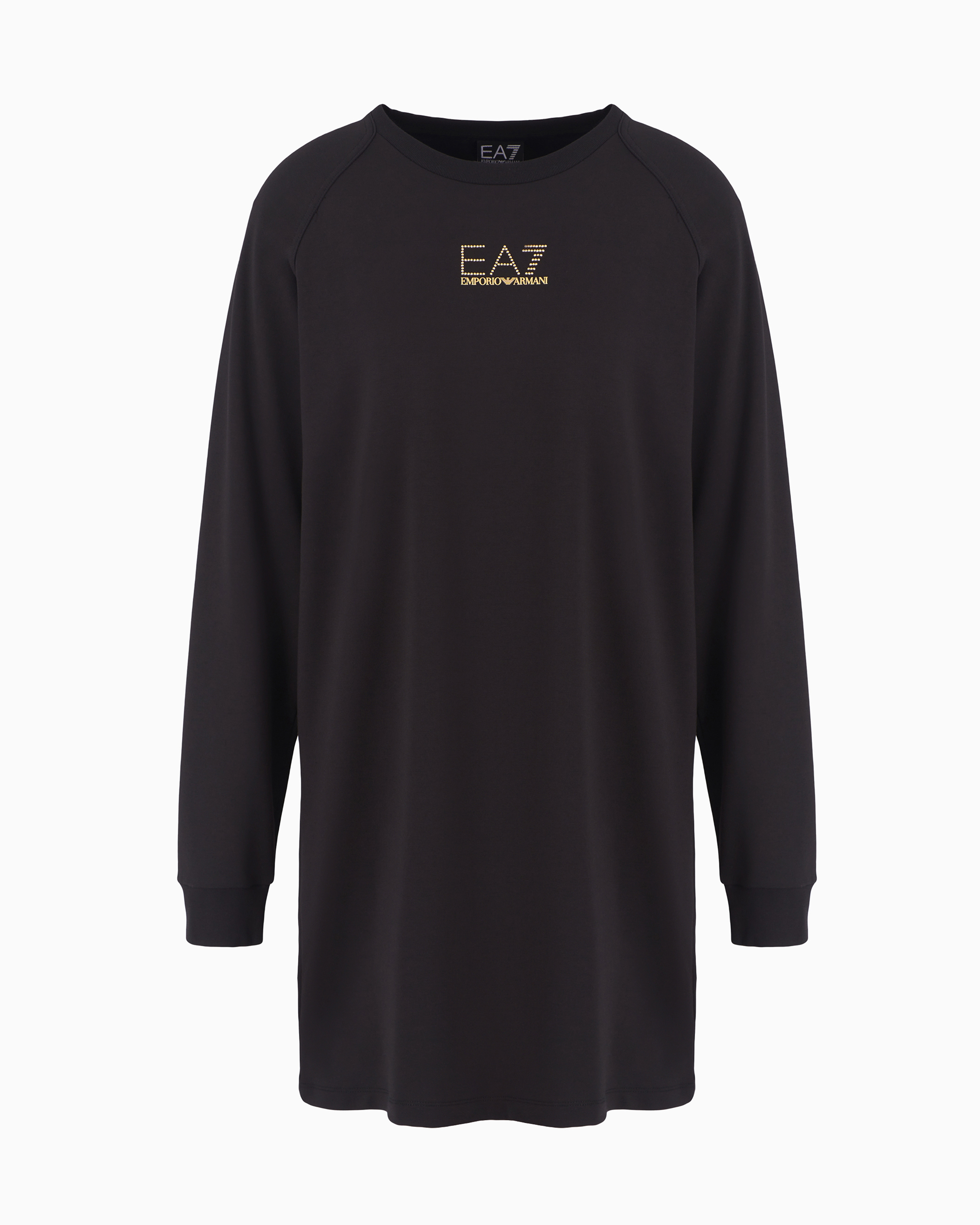関税込 EA7 EMPORIO ARMANI 7Senses ドレス ストレッチコットン Logo Series ロングドレス ストレッチコットン | EA7